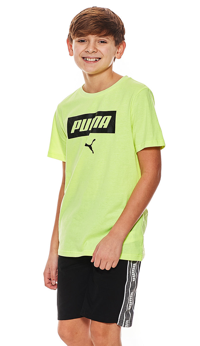 PUMA Boys 4-7 Alpha Cat T-Shirt