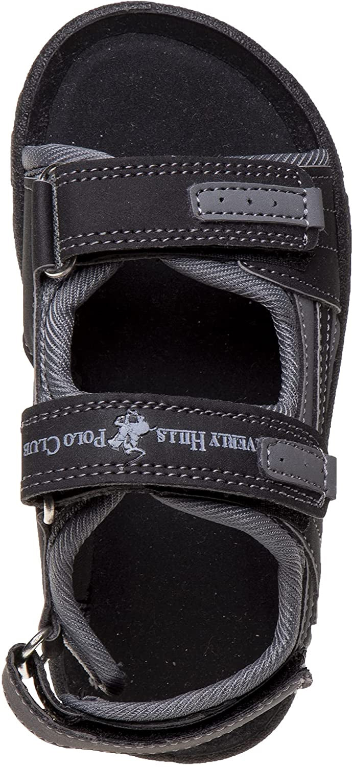 Beverly Hills Polo Club Boys Shoe Size 11-4 Velcro Strap Sandals