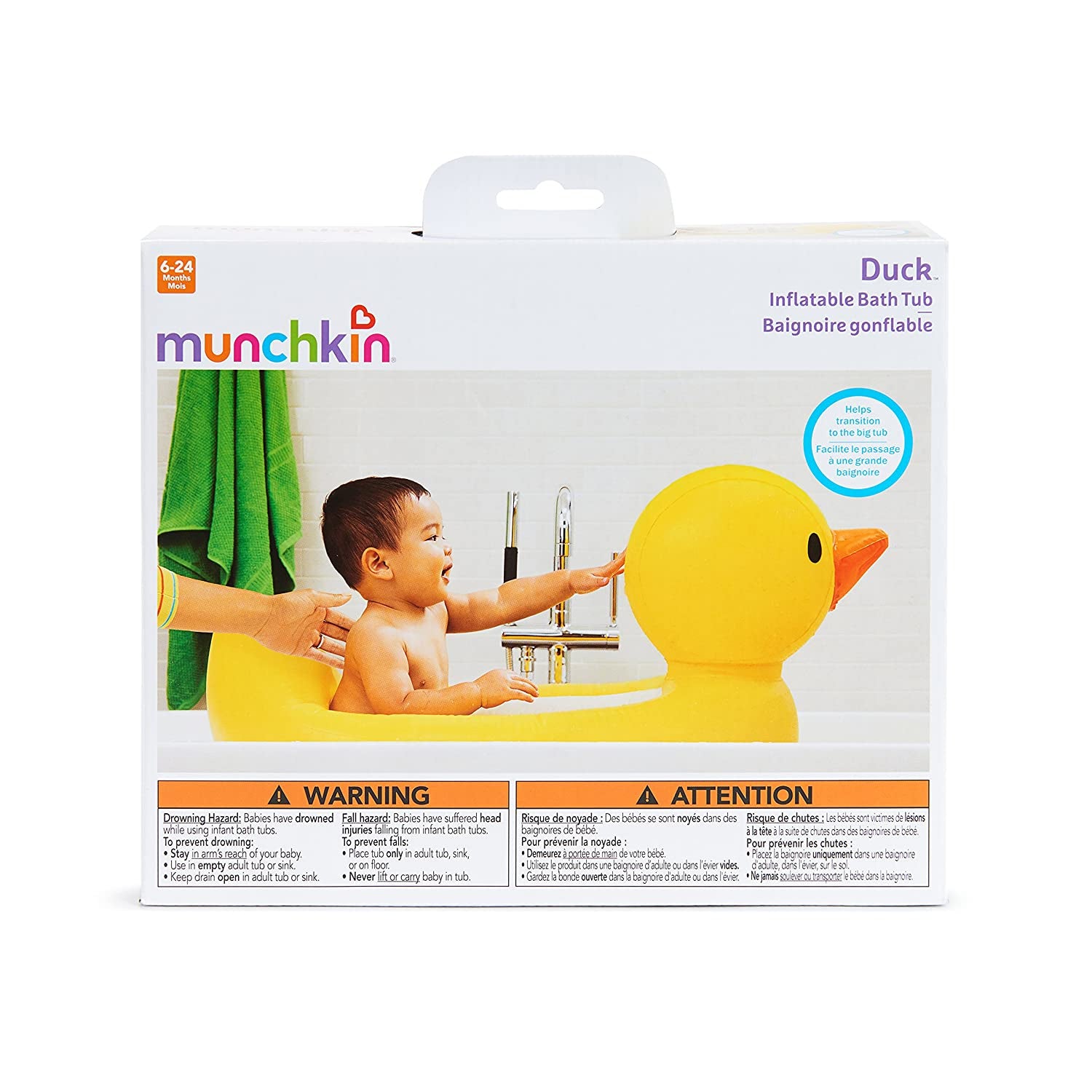 Munchkin Inflatable Safety Duck Tub