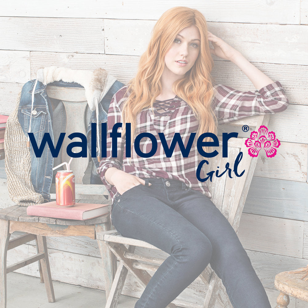 WallFlower Girls 4-6X Rainbow Denim Bermuda