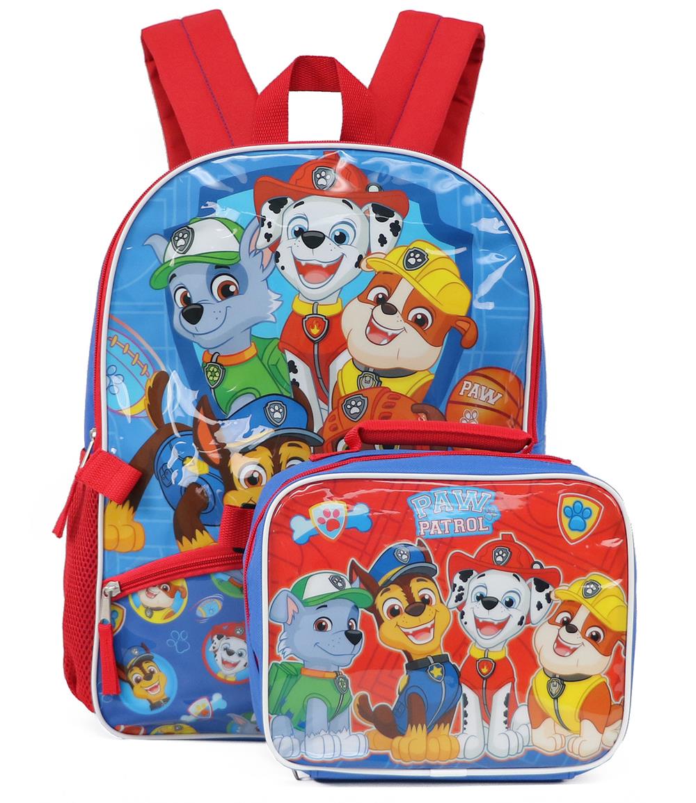 Nickelodeon Paw Patrol Backpack with Lunchbox