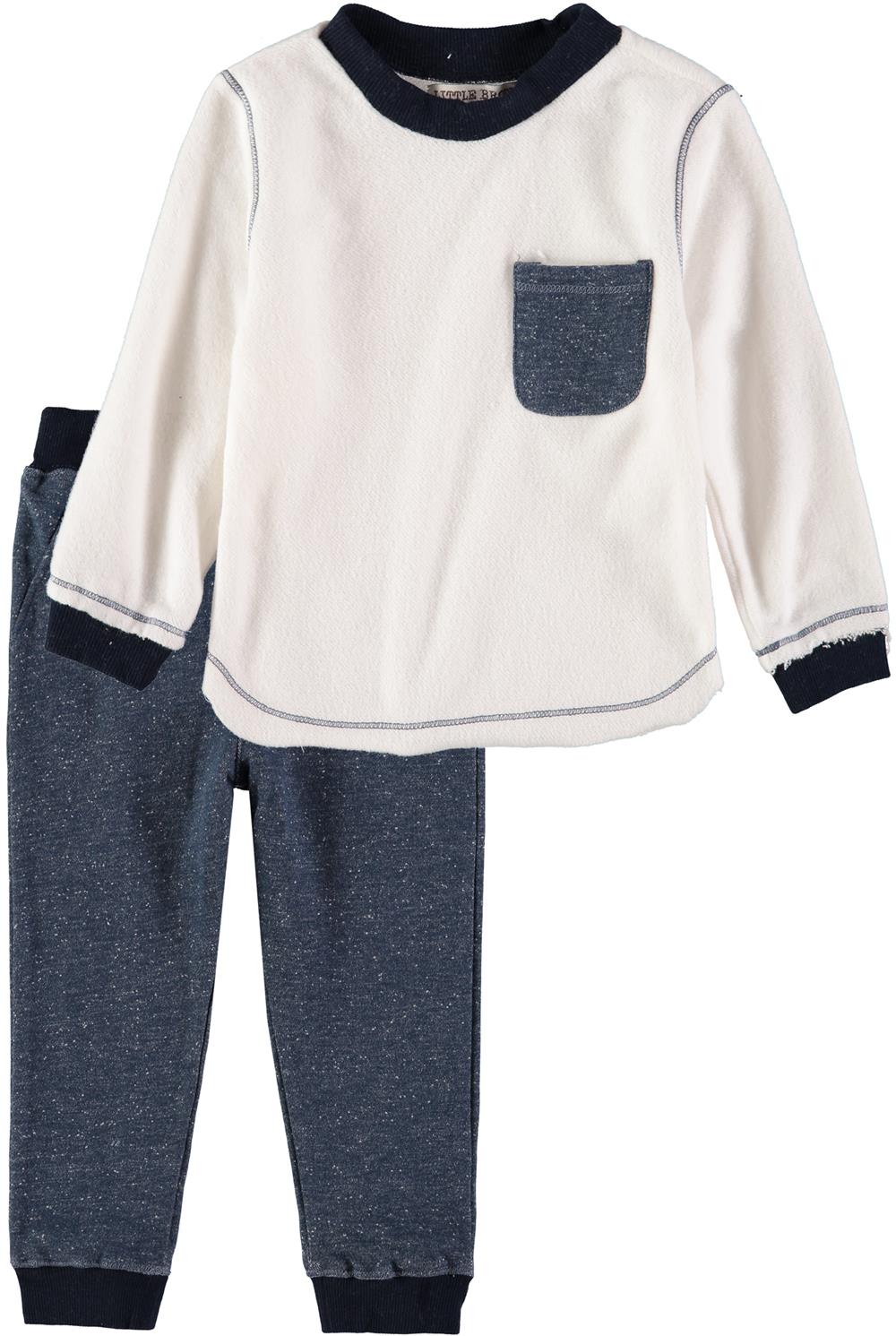 Little Brother By Pippa & Julie Boys 2T-4T 2-Piece Pocket Jogger Set