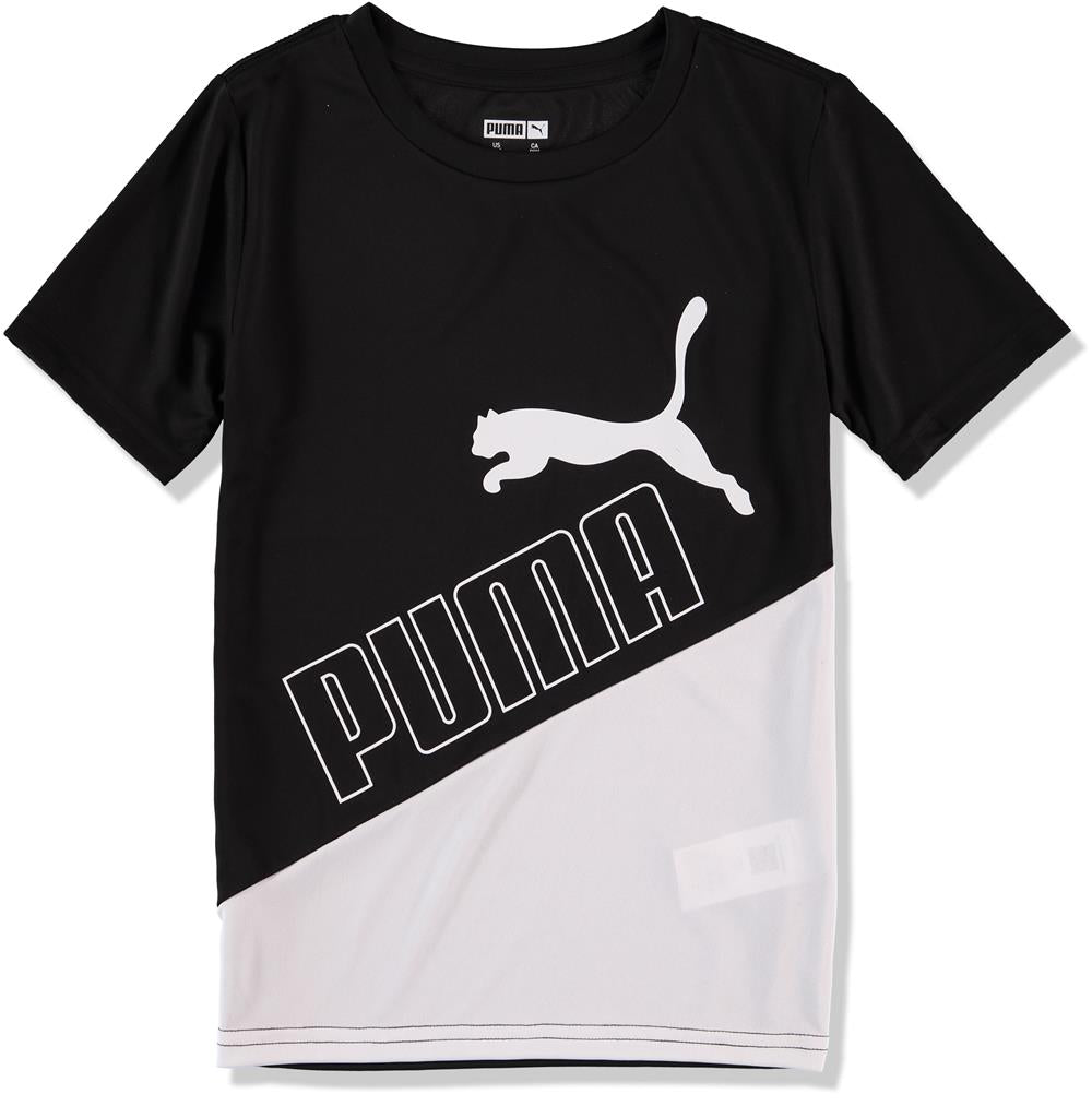 PUMA Boys 8-20 Amplified Colorblock T-Shirt