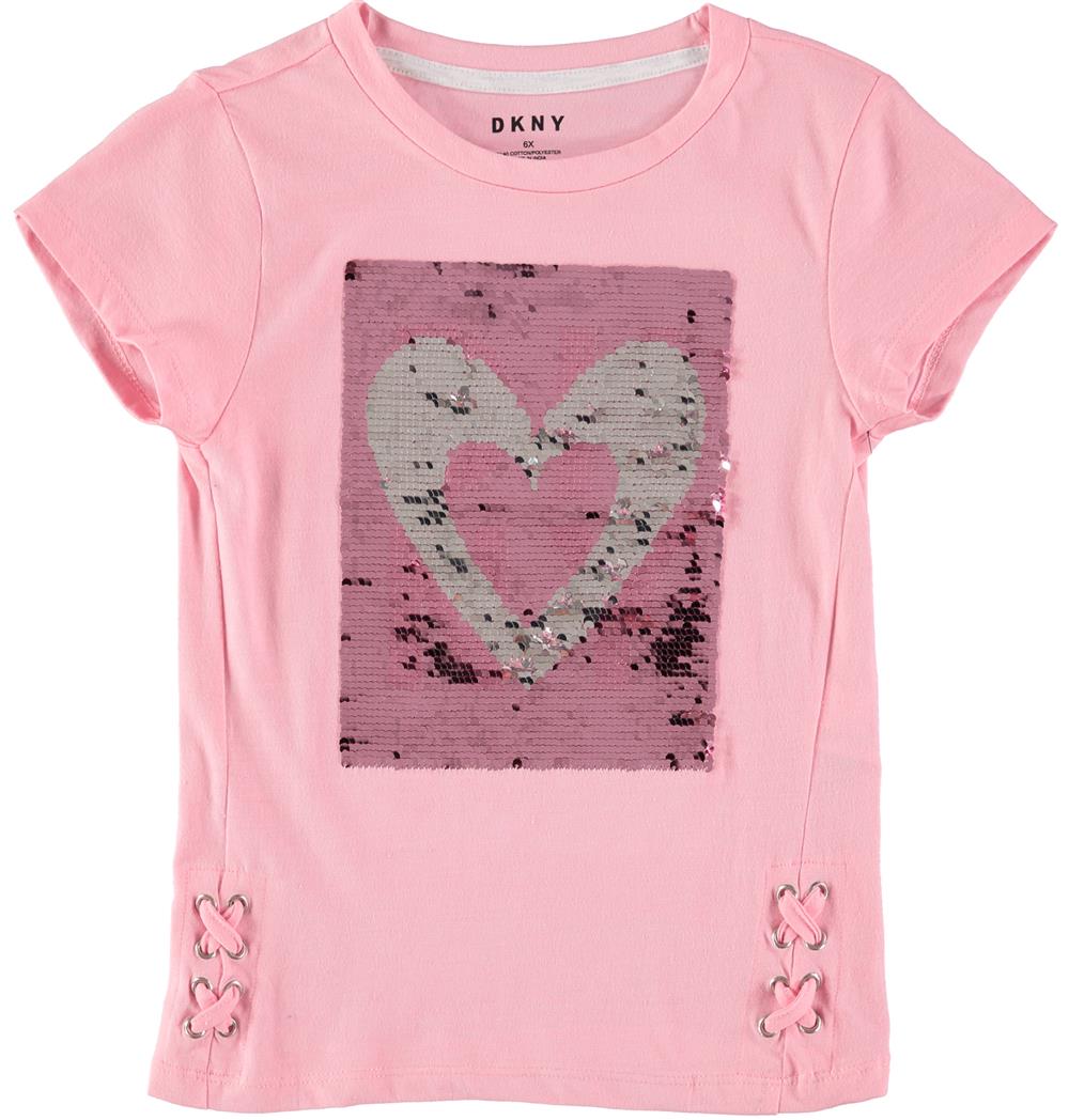 DKNY Girls 4-6X Flip Sequin T-Shirt