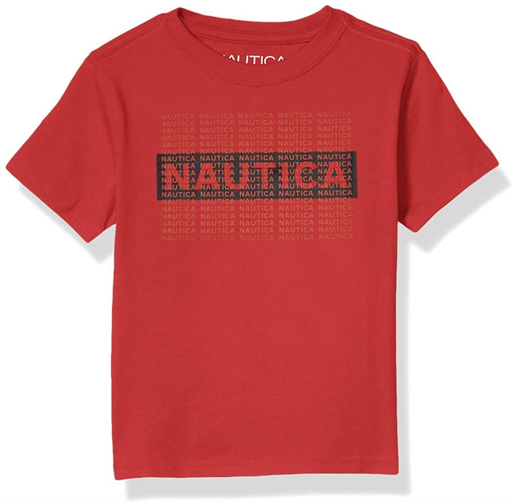 Nautica Boys 8-20 Stamp Logo T-Shirt