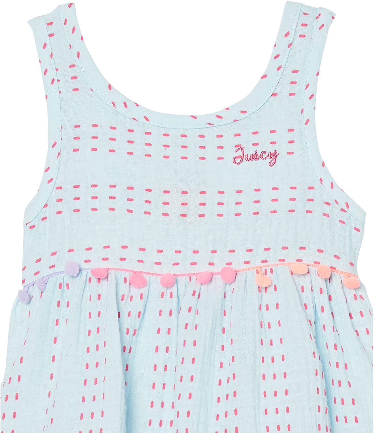 Juicy Couture Girls 4-6X Tier Pom Sundress