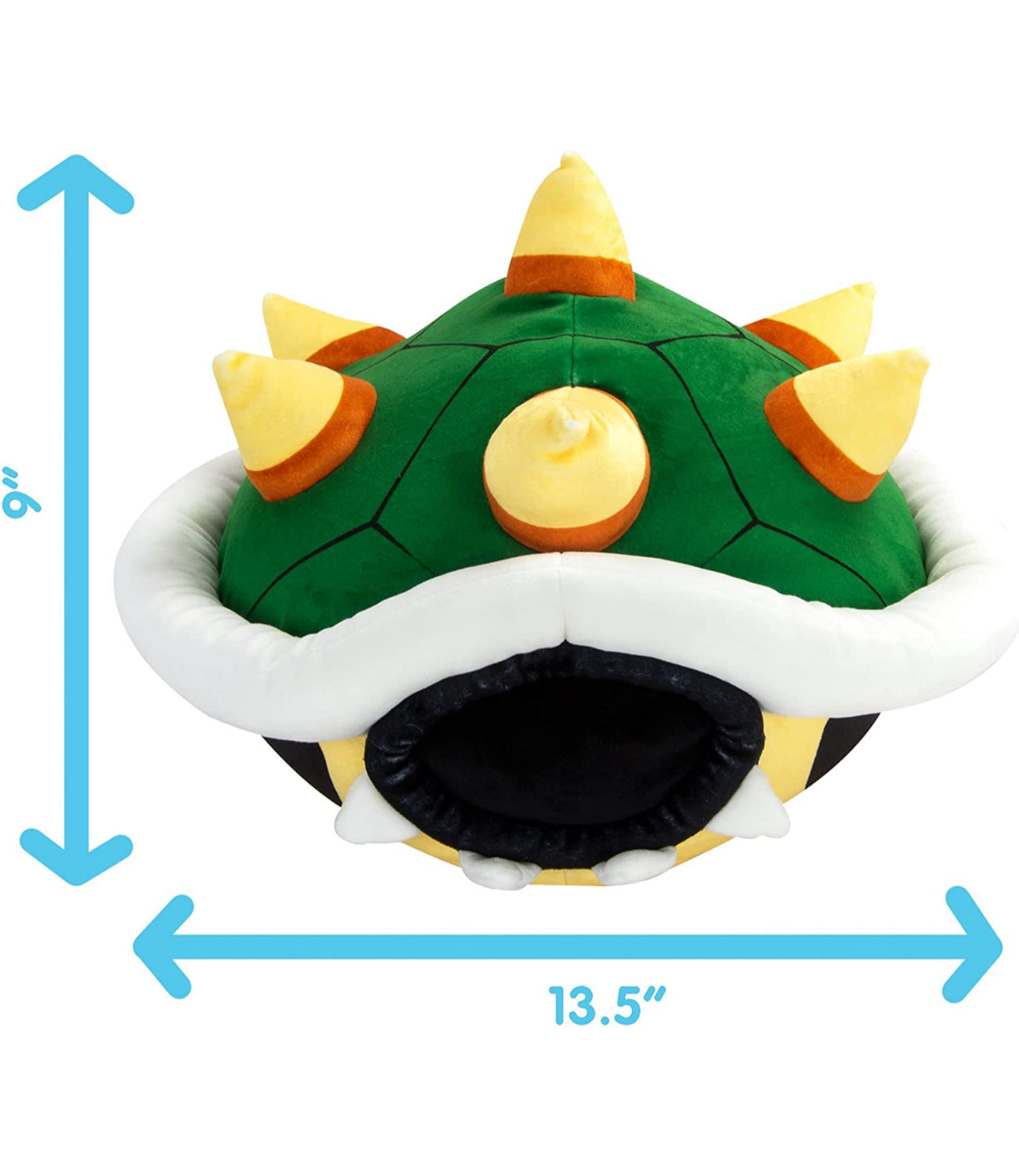 TOMY Club Mocchi- Mocchi- Super Mario Bowser Shell Mega Plush Toy, 15 inch