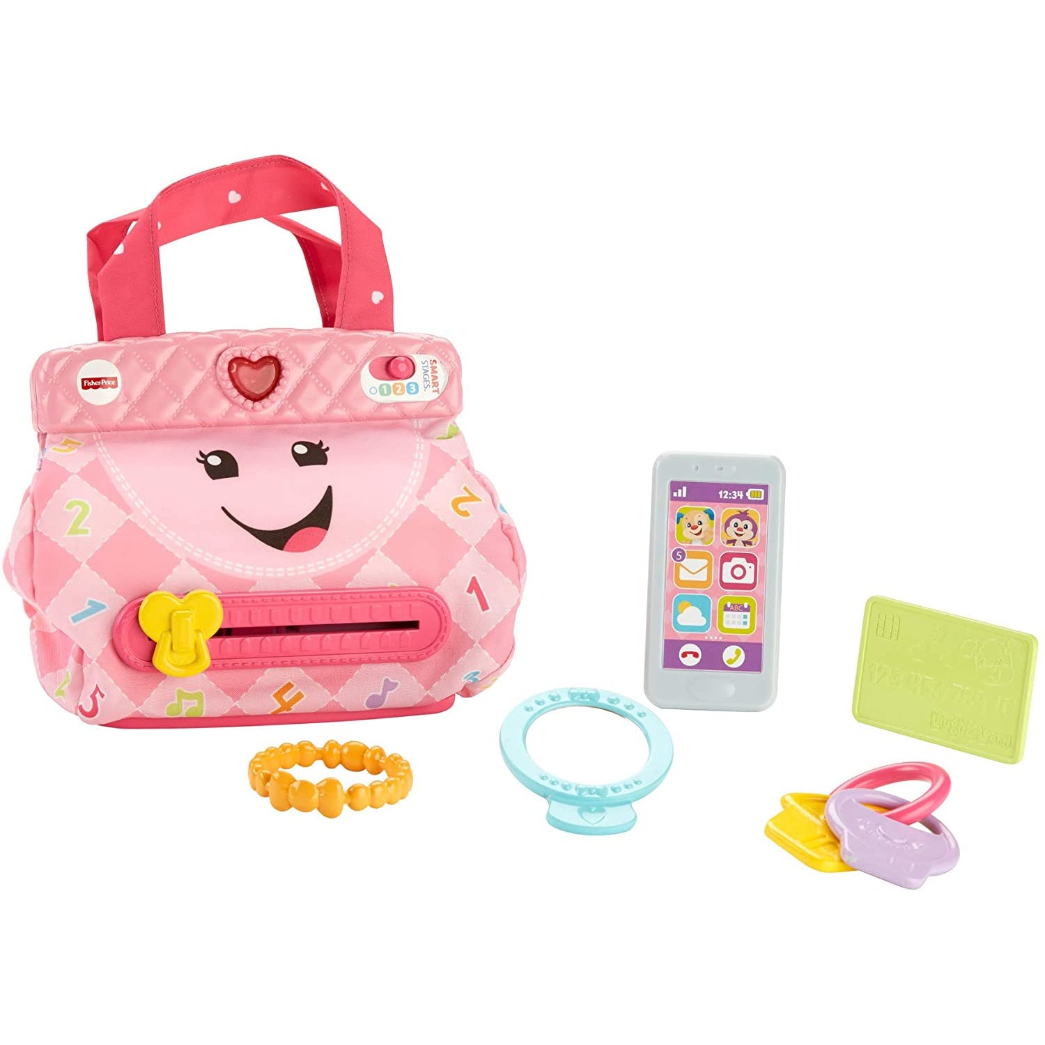 Fisher Price Laugh & Learn My Smart Purse, Pink