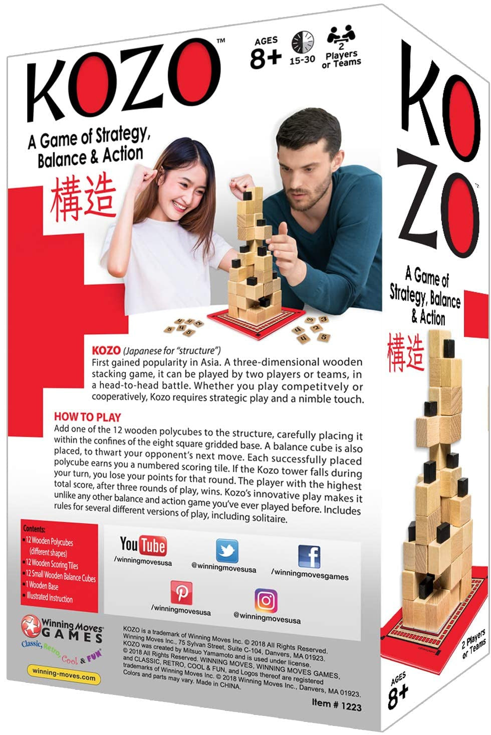 Winning Moves Games Wooden Kozo