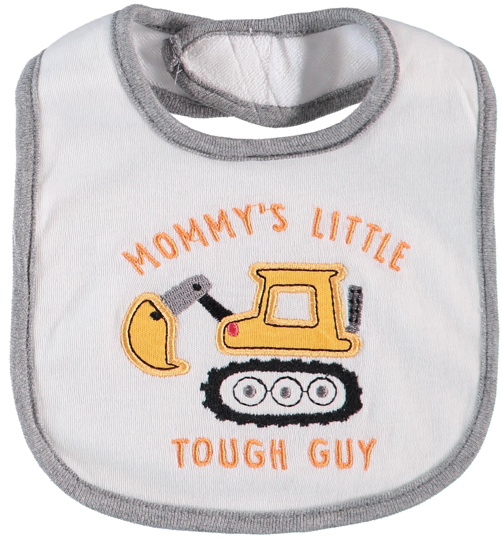 Bon Bebe Boys 0-9 Months Construction Bodysuit Pant Set with Bib