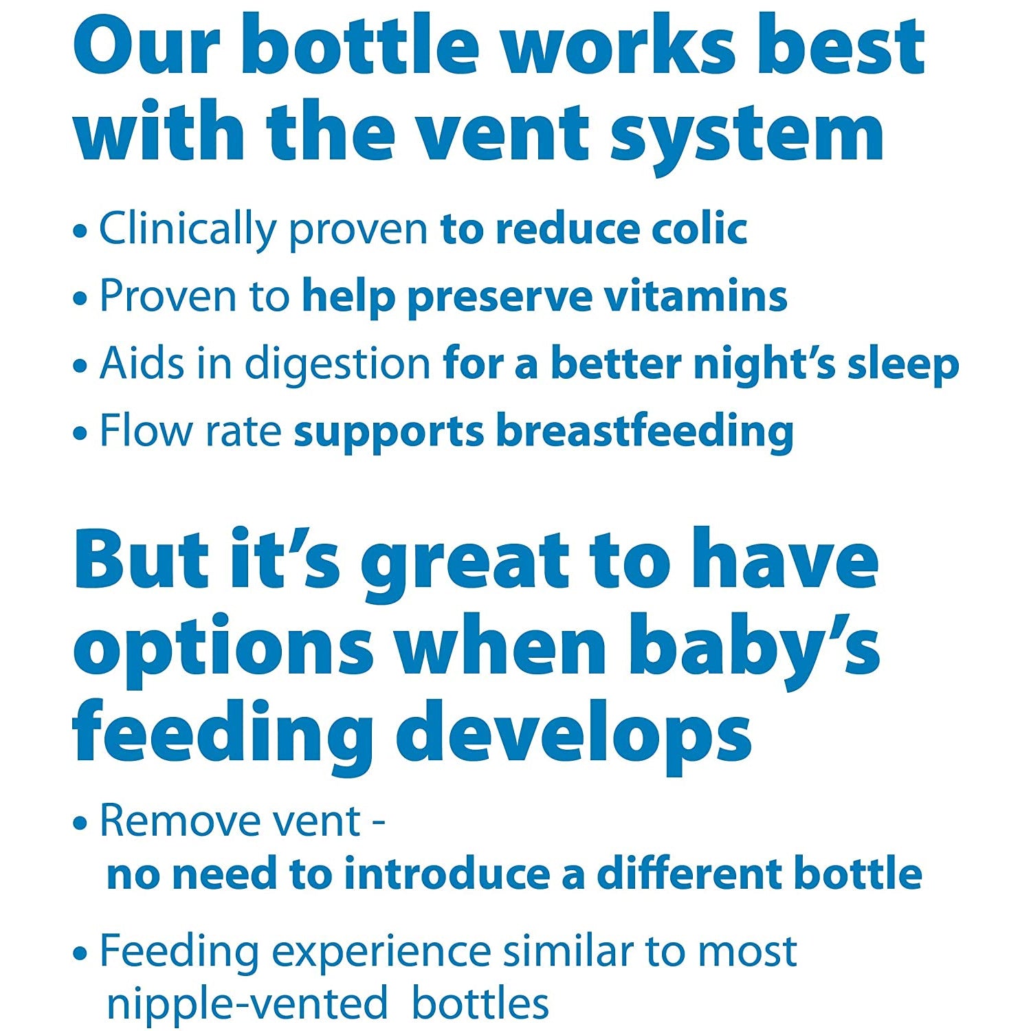 Dr. Browns Natural Flow Options+ Preemie Baby Bottle, 2 oz/60 ml, 2 PK