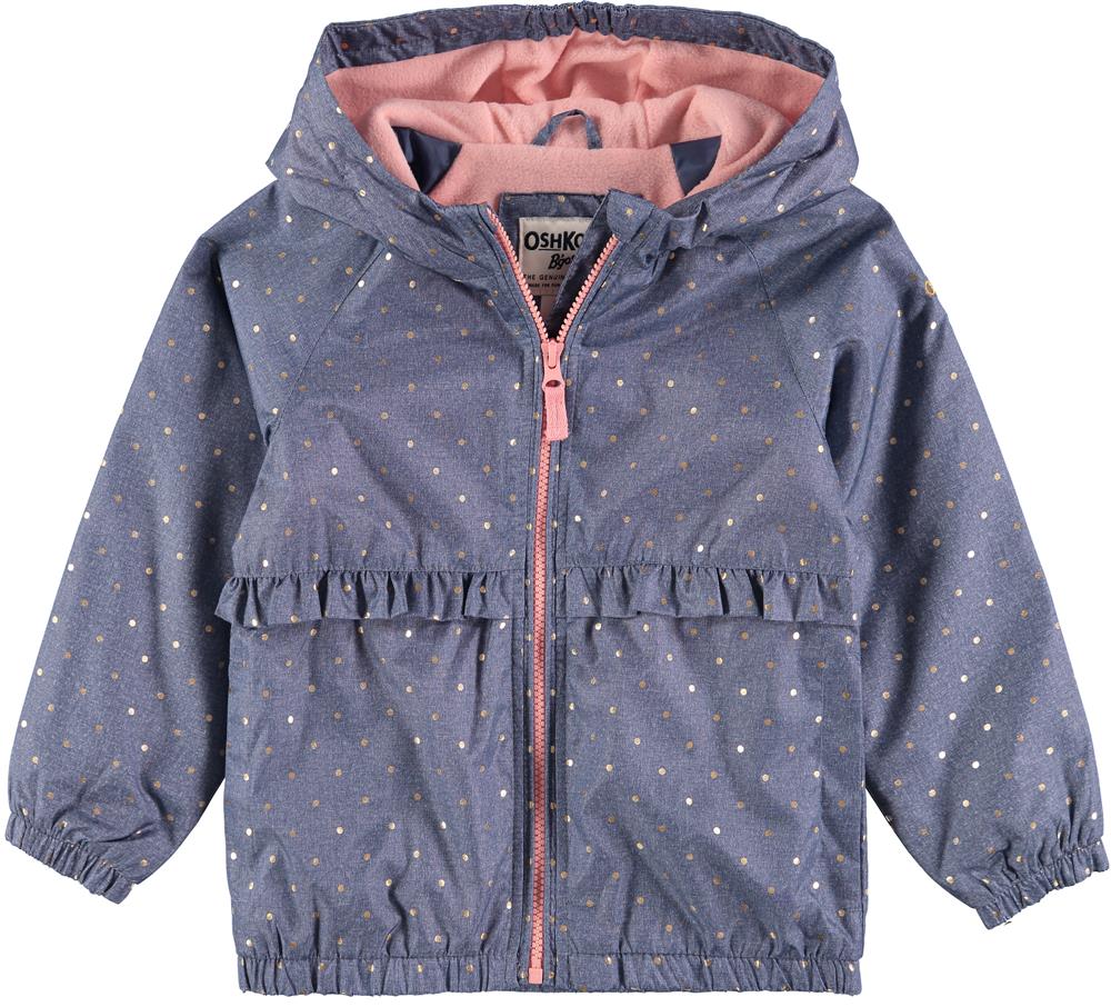 Osh Kosh Girls 2T-4T Foil Dot Jacket