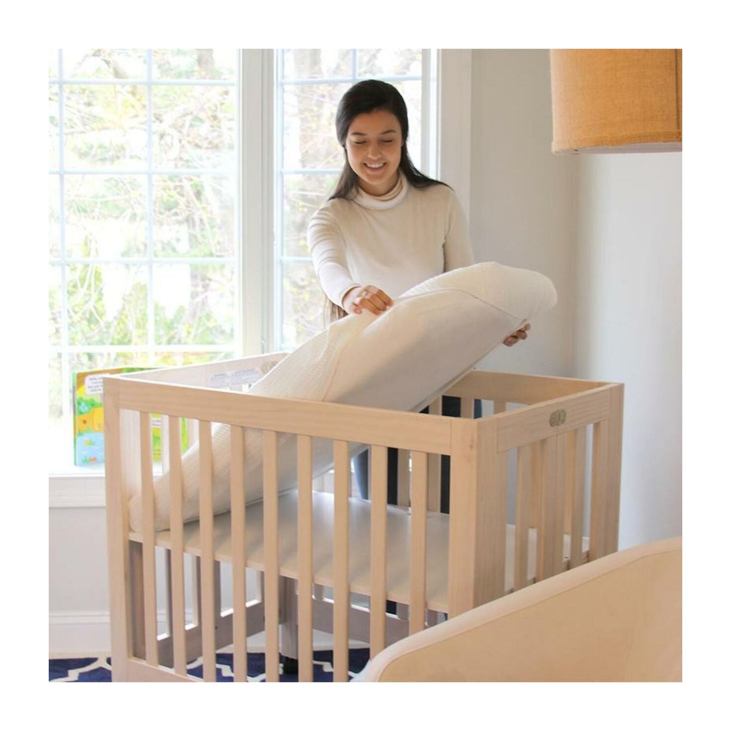 Lullaby Earth Breeze Air Breathable Mini Crib Mattress