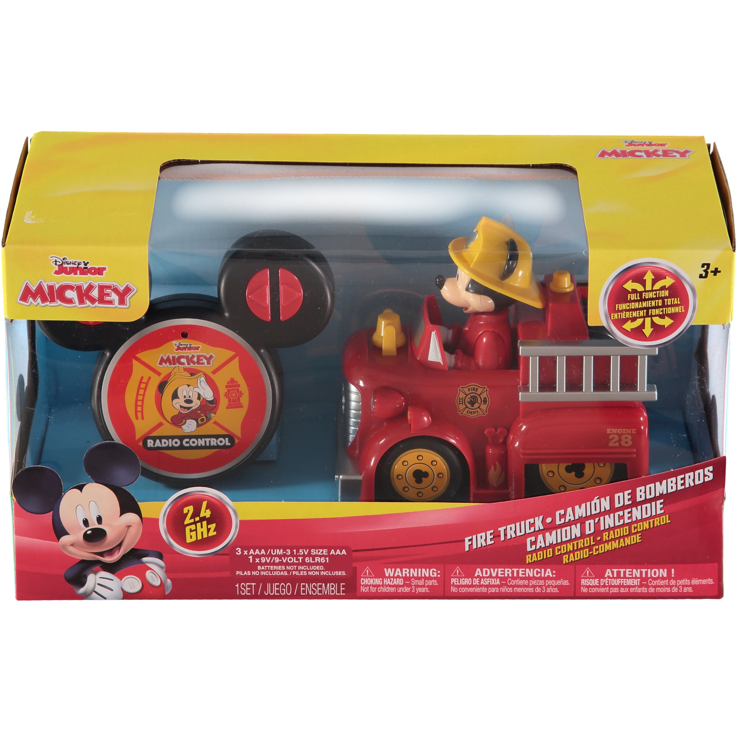 Disney Junior Mickey Mouse RC Remote Control Fire Truck