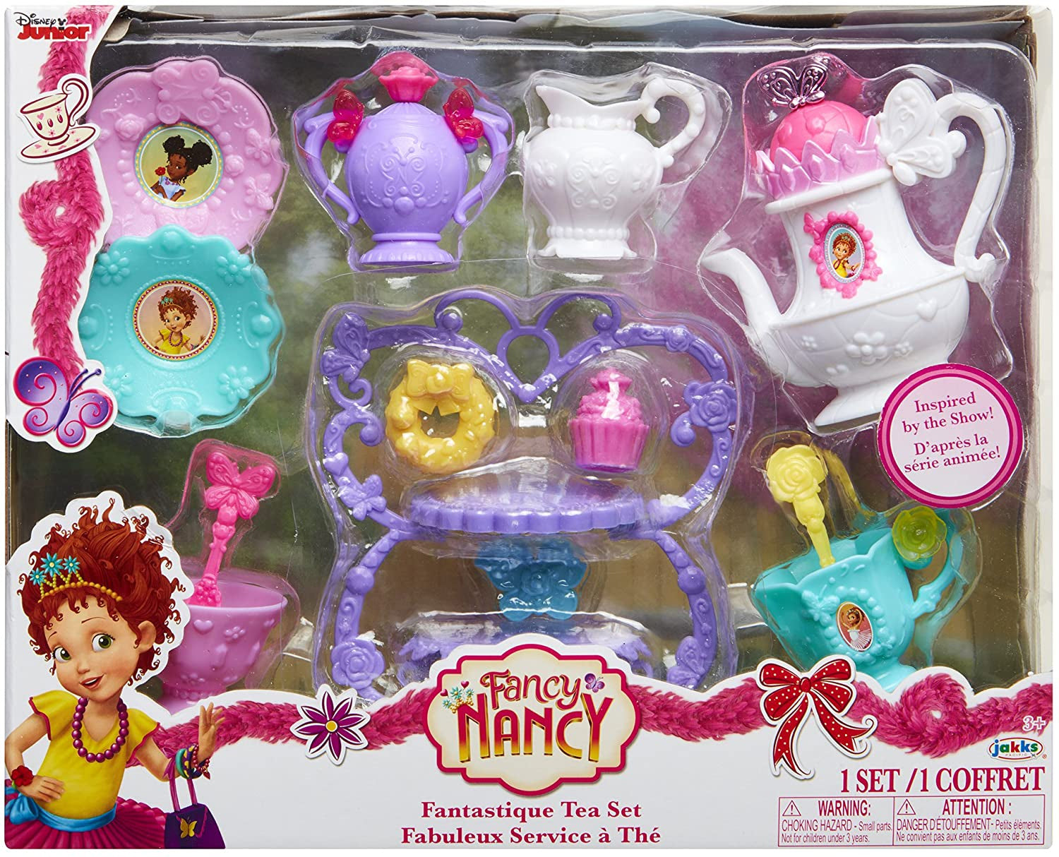 Fancy Nancy Fantastique Doll-sized Tea Set, 13-Pieces