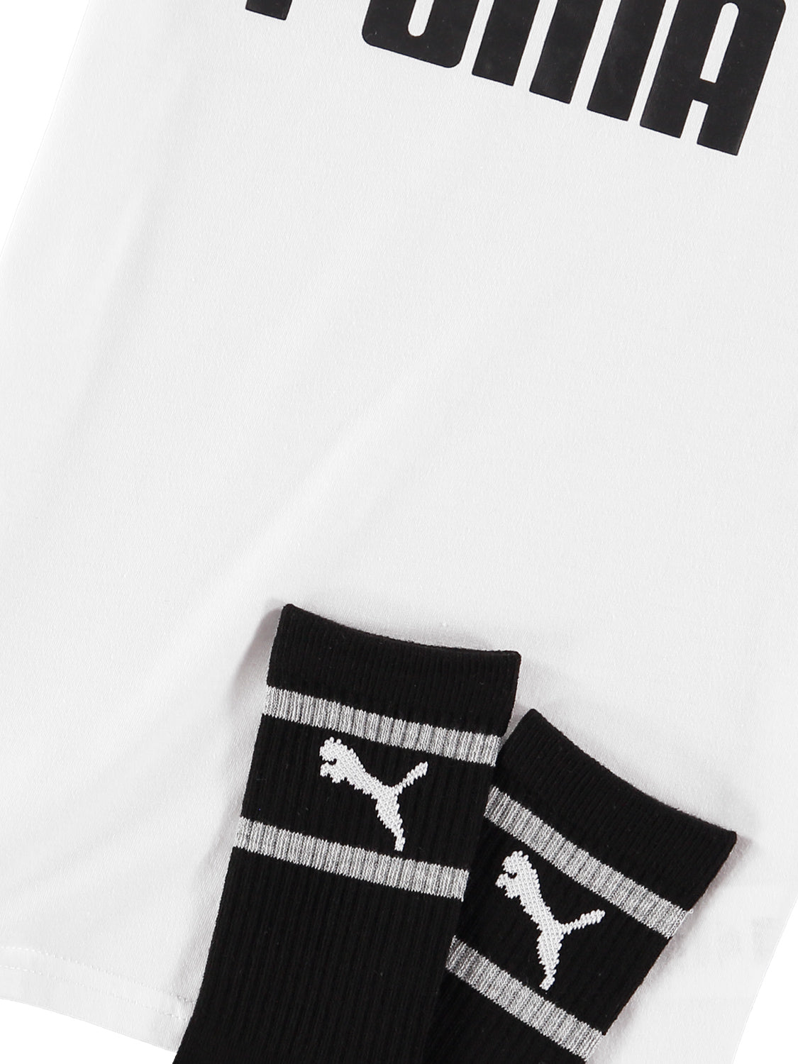 PUMA Boys 8-20 Graphic T-Shirt With Socks