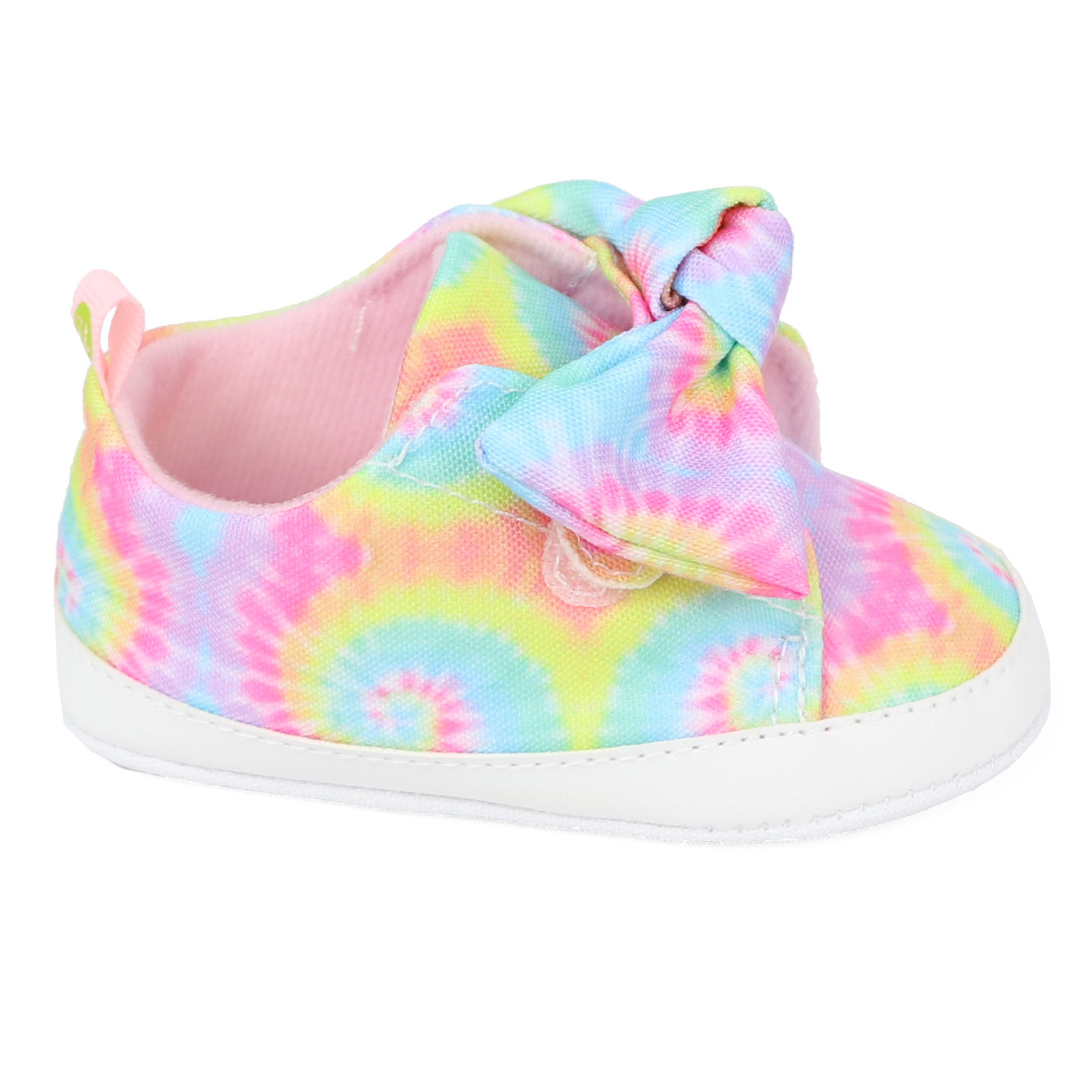 Stepping Stones Girls 0-9 Months Pastel Tie Dye Bow Sneaker