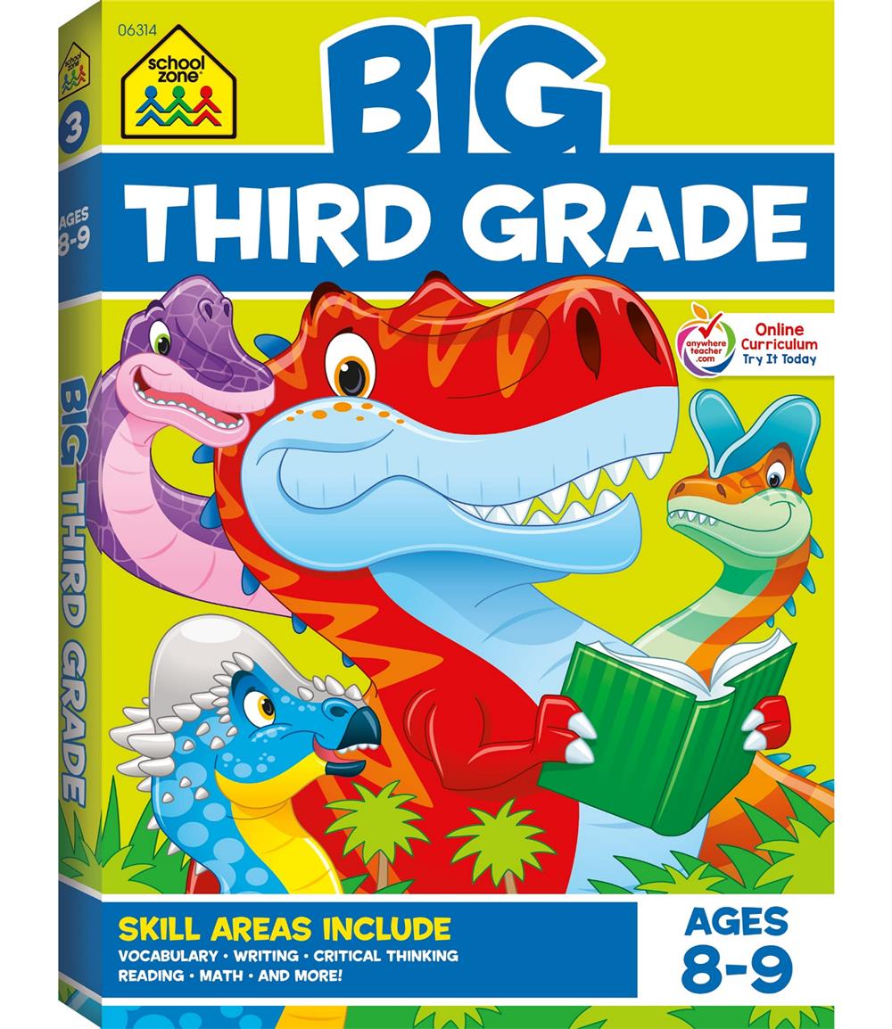 School Zone BIG Third Grade Workbook