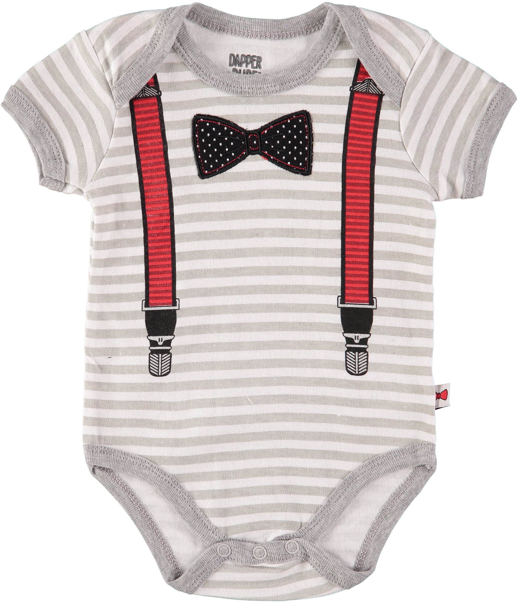 Dapper Dude Boys 0-9 Months 3-Piece Suspender Dress Up Set