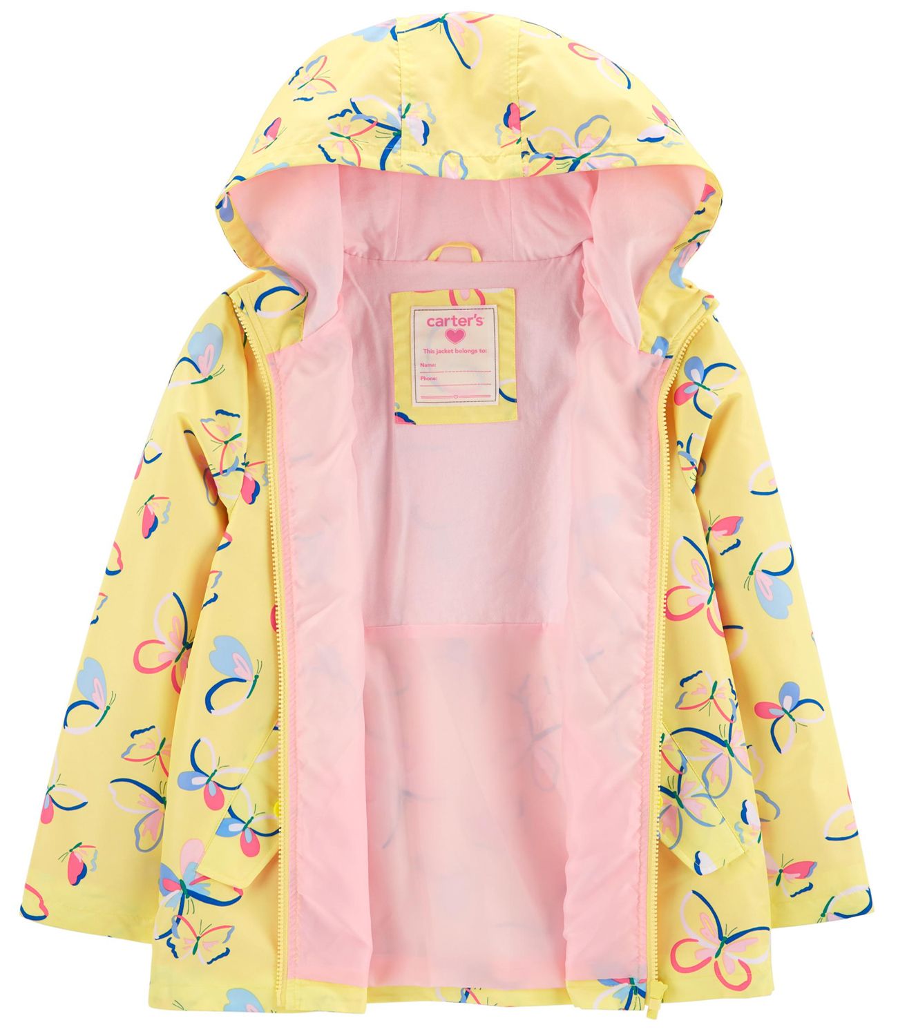 Carter's Girls 12-24 Months Water Resistant Rainslicker