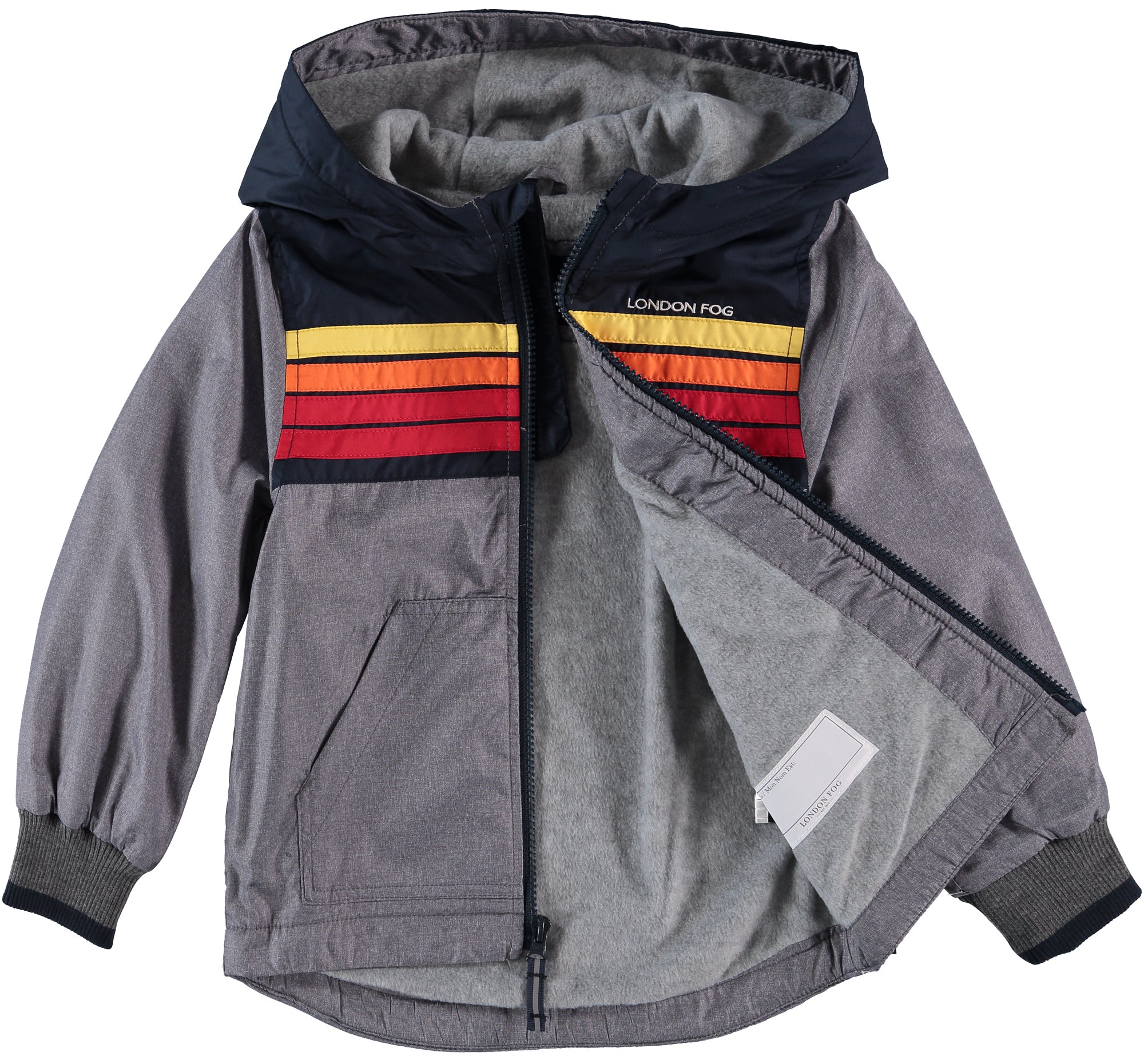 London Fog Boys 4-7 Chest Stripe Jacket