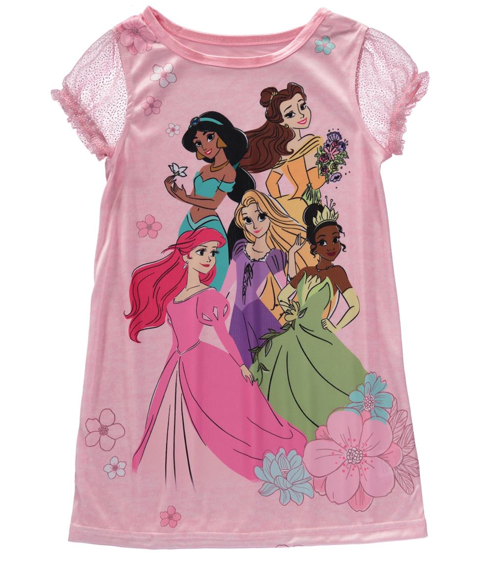 Disney Girls 4-6X Disney Princess Short Sleeve Nightgown