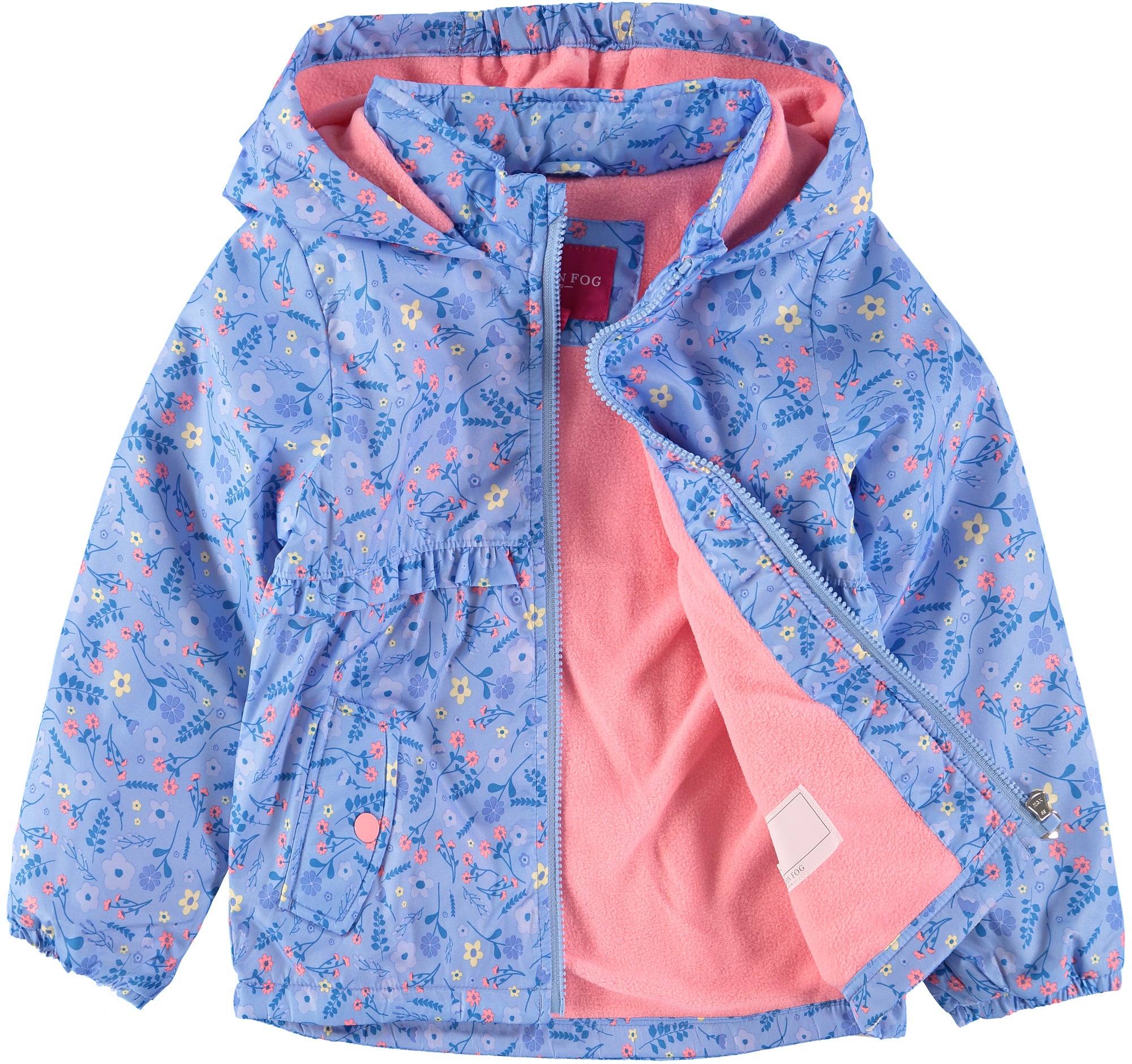 London Fog Girls 4-6X Ditsy Floral Jacket