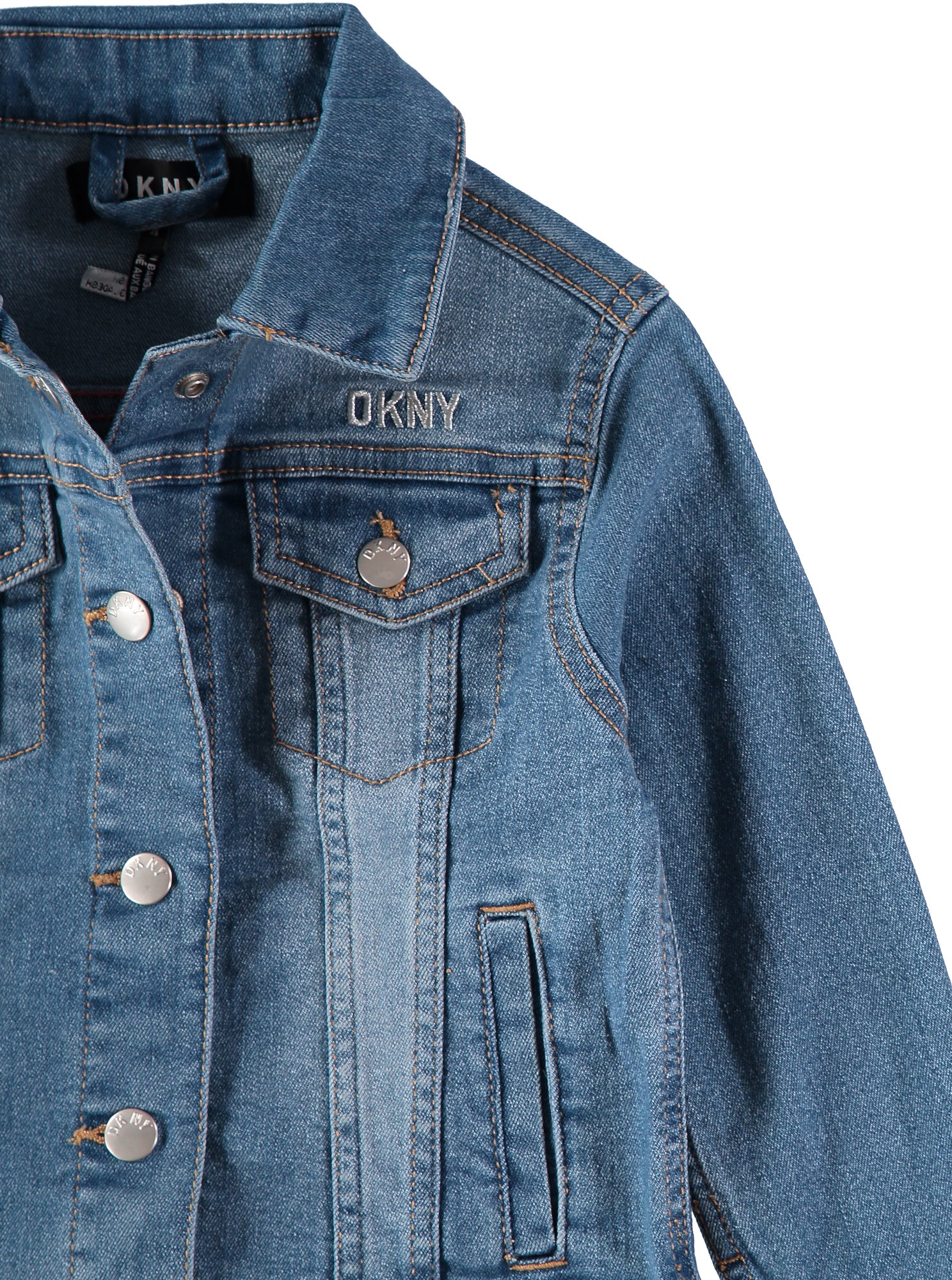 DKNY Girls 4-6X Denim Jacket