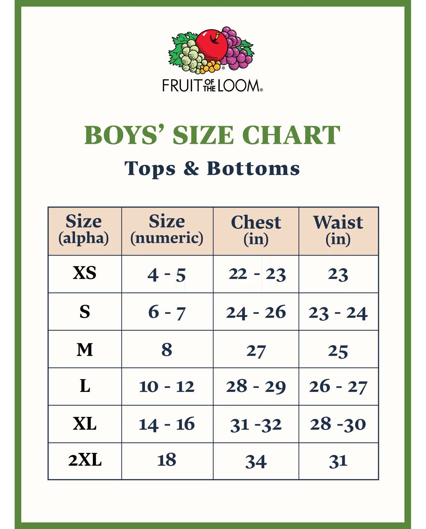 Fruit of the Loom Boys V-Neck T-Shirt