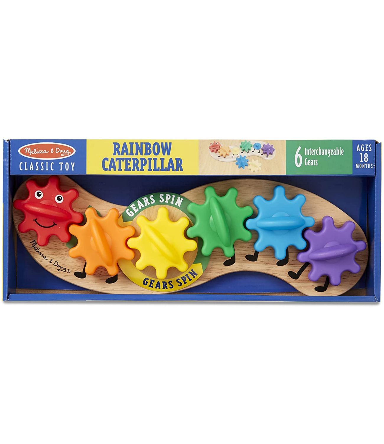 Melissa and Doug Caterpillar Gears Toddler Toy