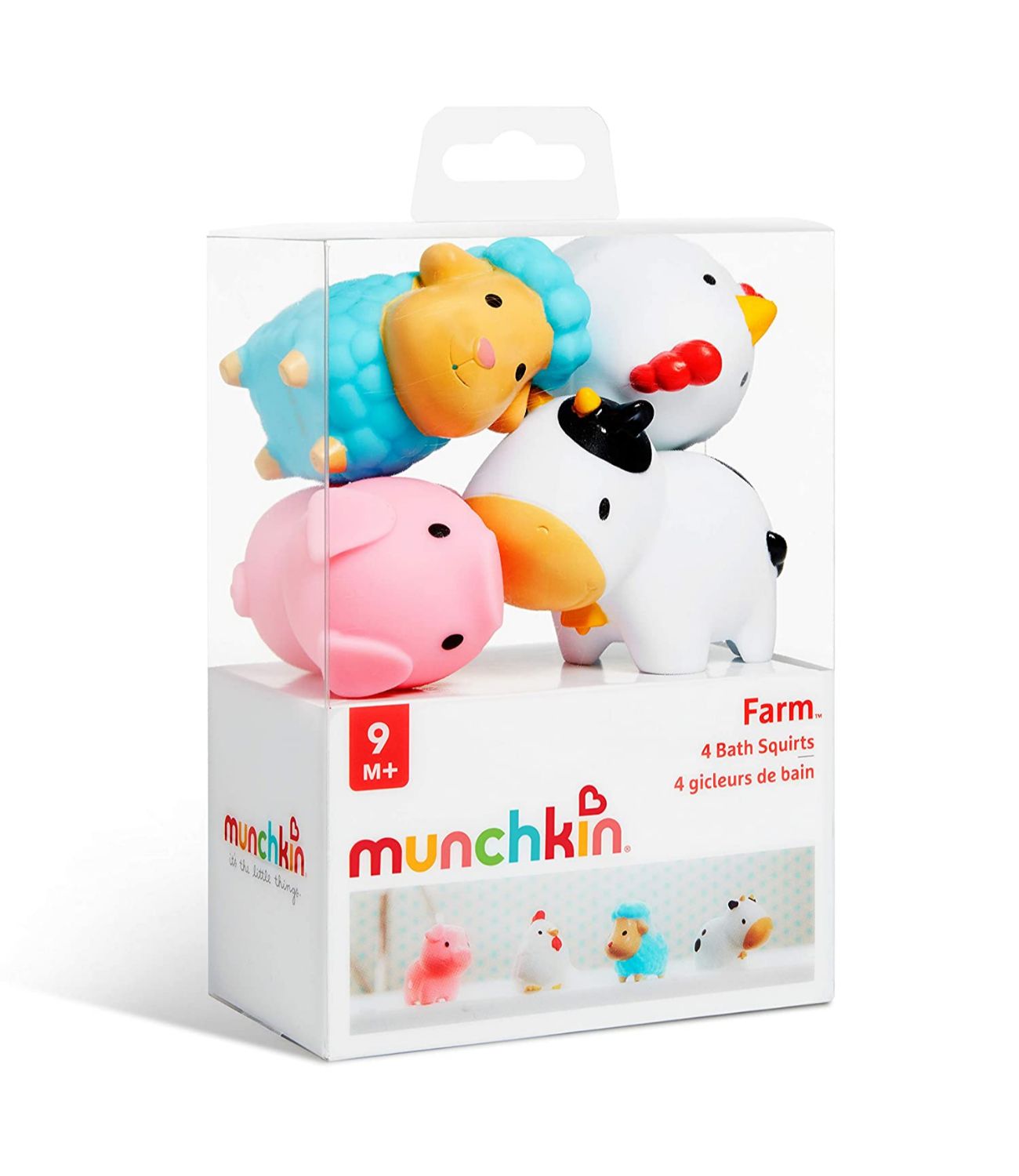 Munchkin Squirtin' Barnyard Friends, 4-Pack