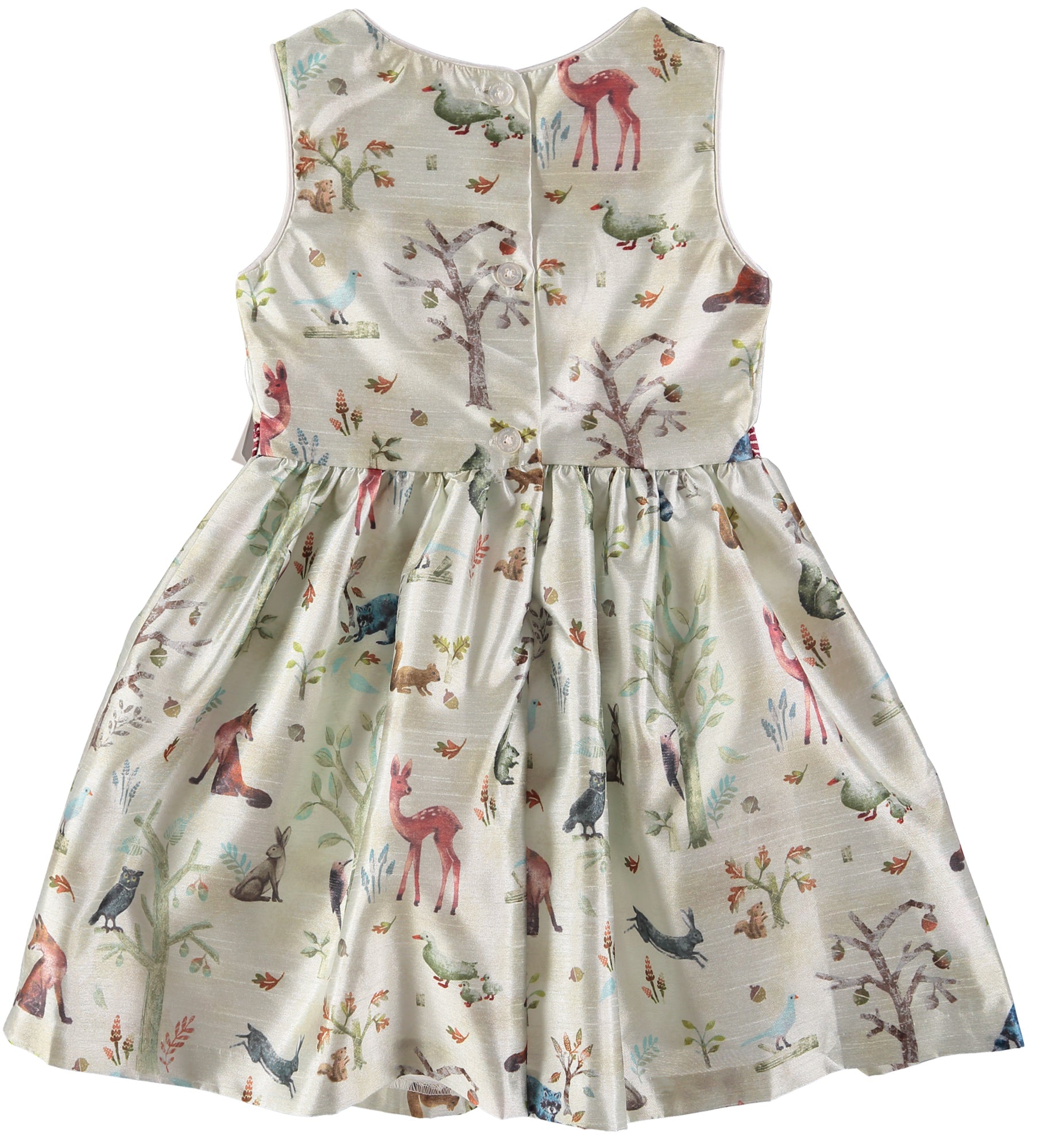 Pastourelle By Pippa & Julie Girls 4-6X Woodland Print Dress