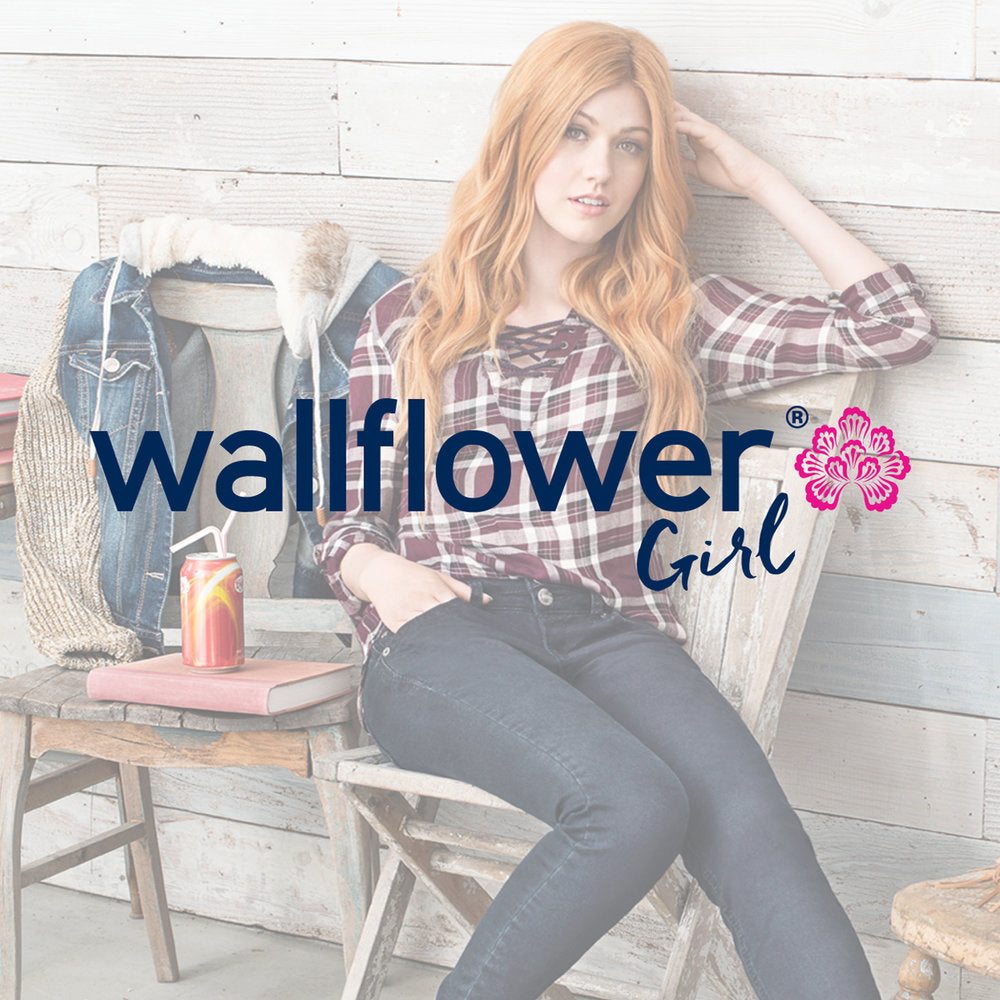 WallFlower Girls 7-16 Denim Bike Shorts