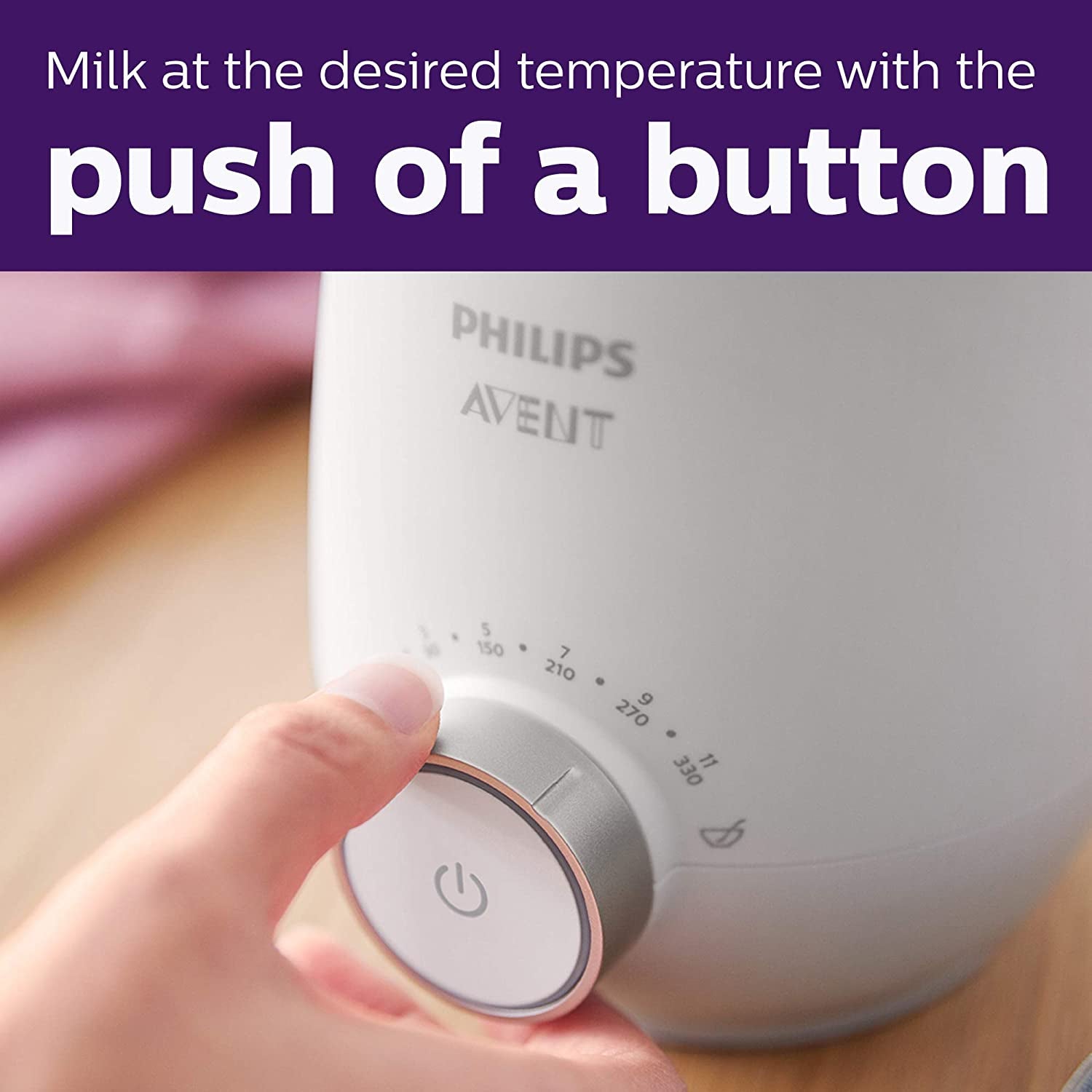 Philips Avent Baby Bottle Warmer with Smart Temperature Control and Automatic Shut-Off