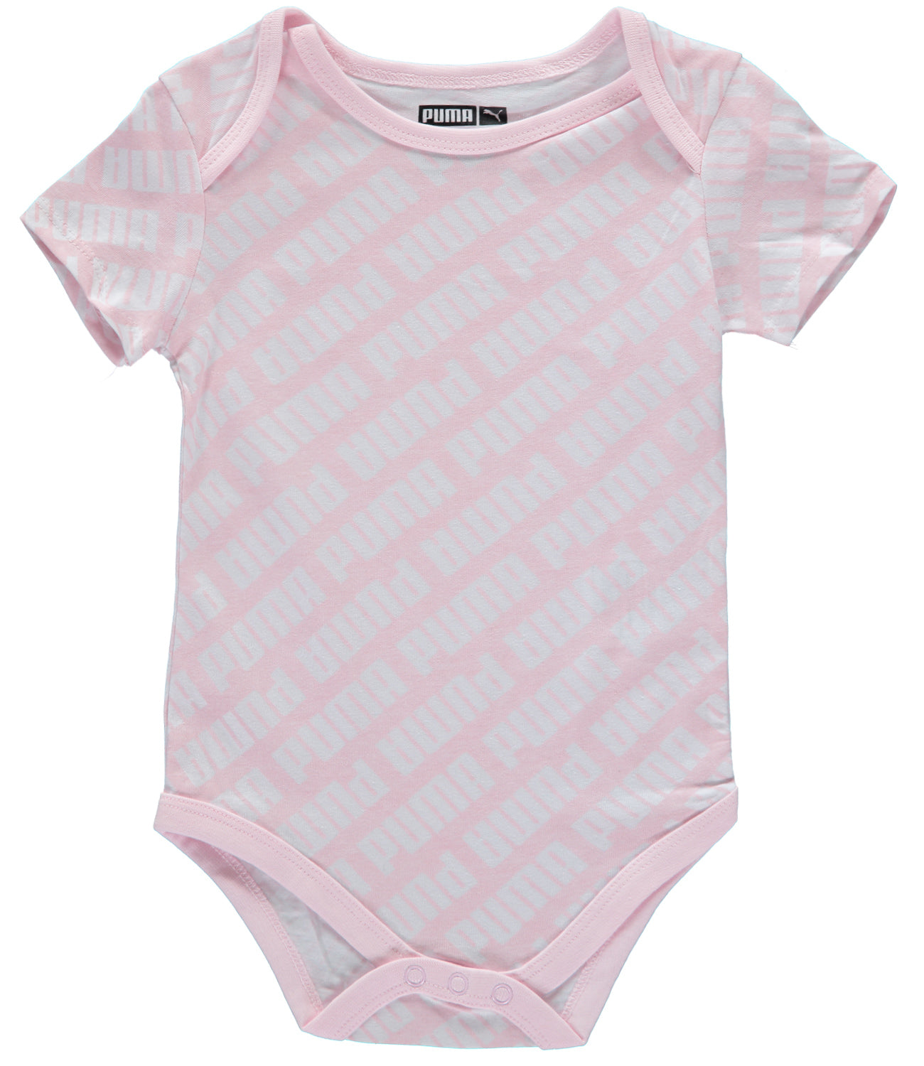 PUMA Girls 12-24 Months Short Sleeve 5-Pack Bodysuit