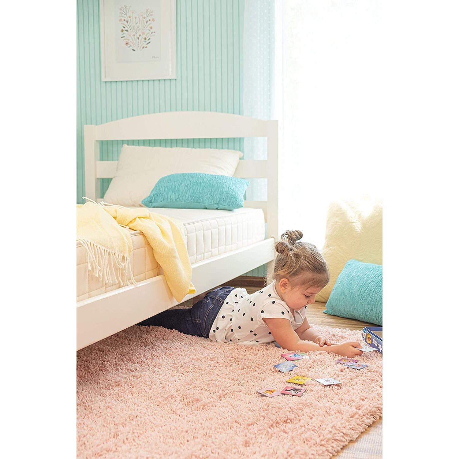 Naturepedic 2-in-1 Organic Kids Mattress, Natural Mattress with Quilted Top and Waterproof Layer, No