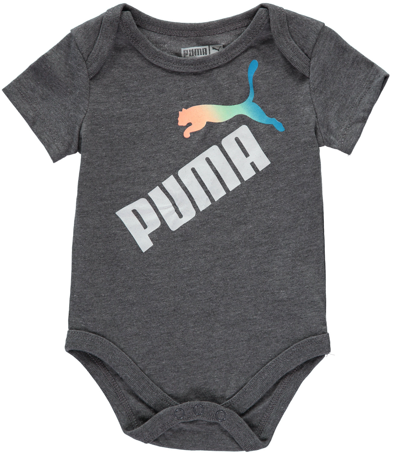 PUMA Boys 0-9 Months Short Sleeve 5-Pack Bodysuit