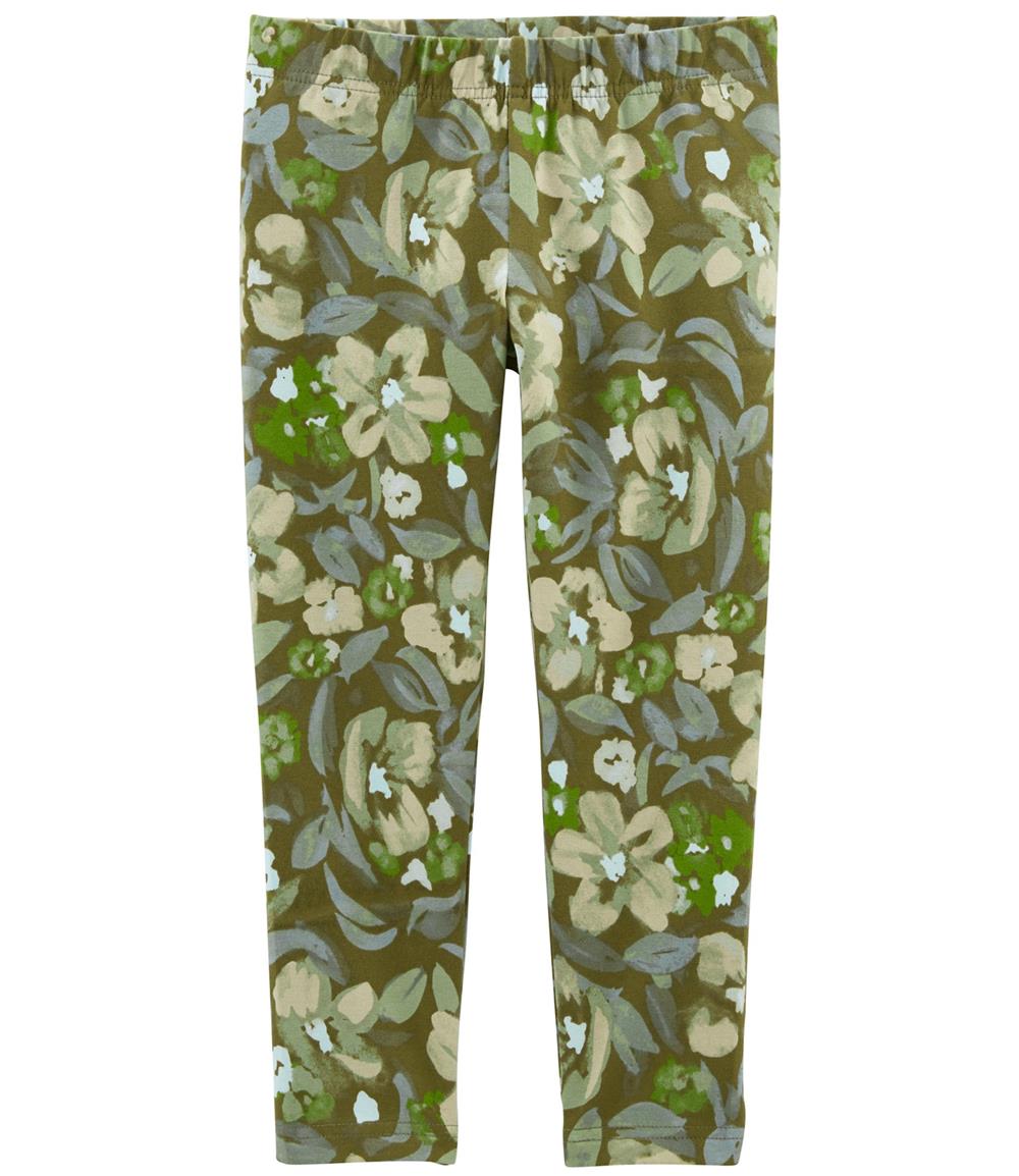 Carters Girls 4-6X Floral Capri Leggings