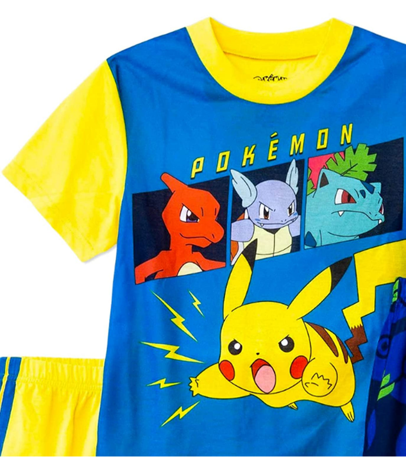 Nintendo Boys 4-10 Pokemon 3-Piece Pajama Set