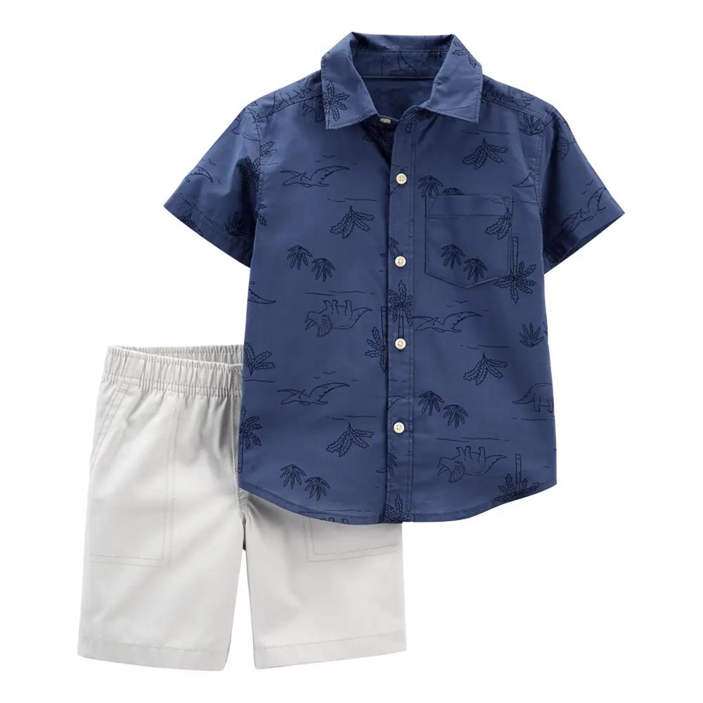 Carters Boys 0-24 Months Woven Short Set