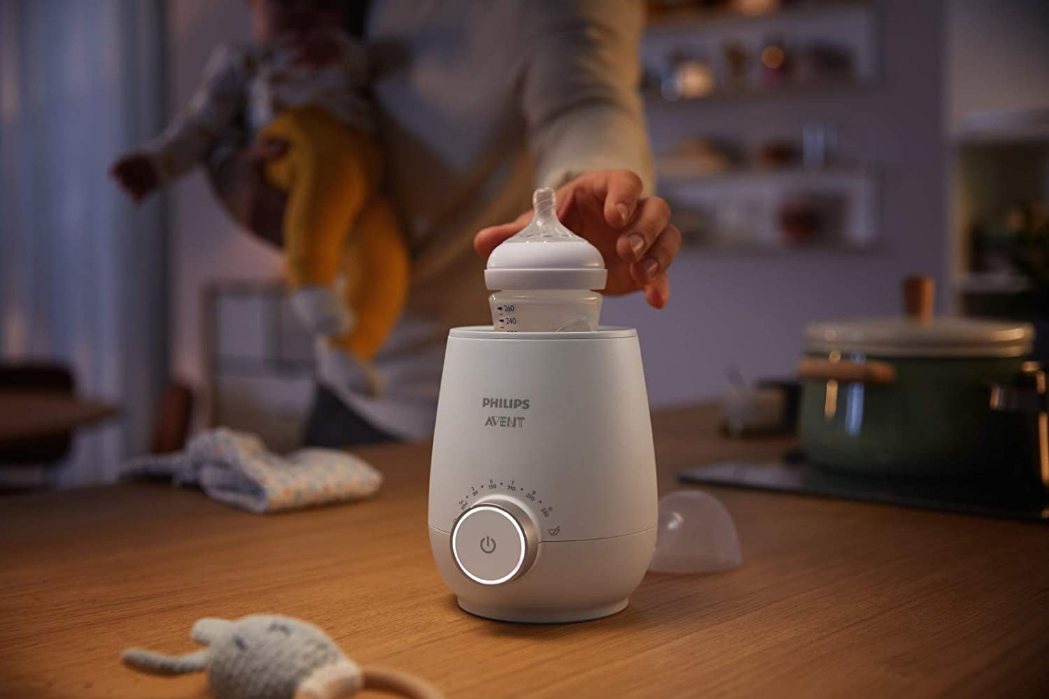 Philips Avent Baby Bottle Warmer with Smart Temperature Control and Automatic Shut-Off