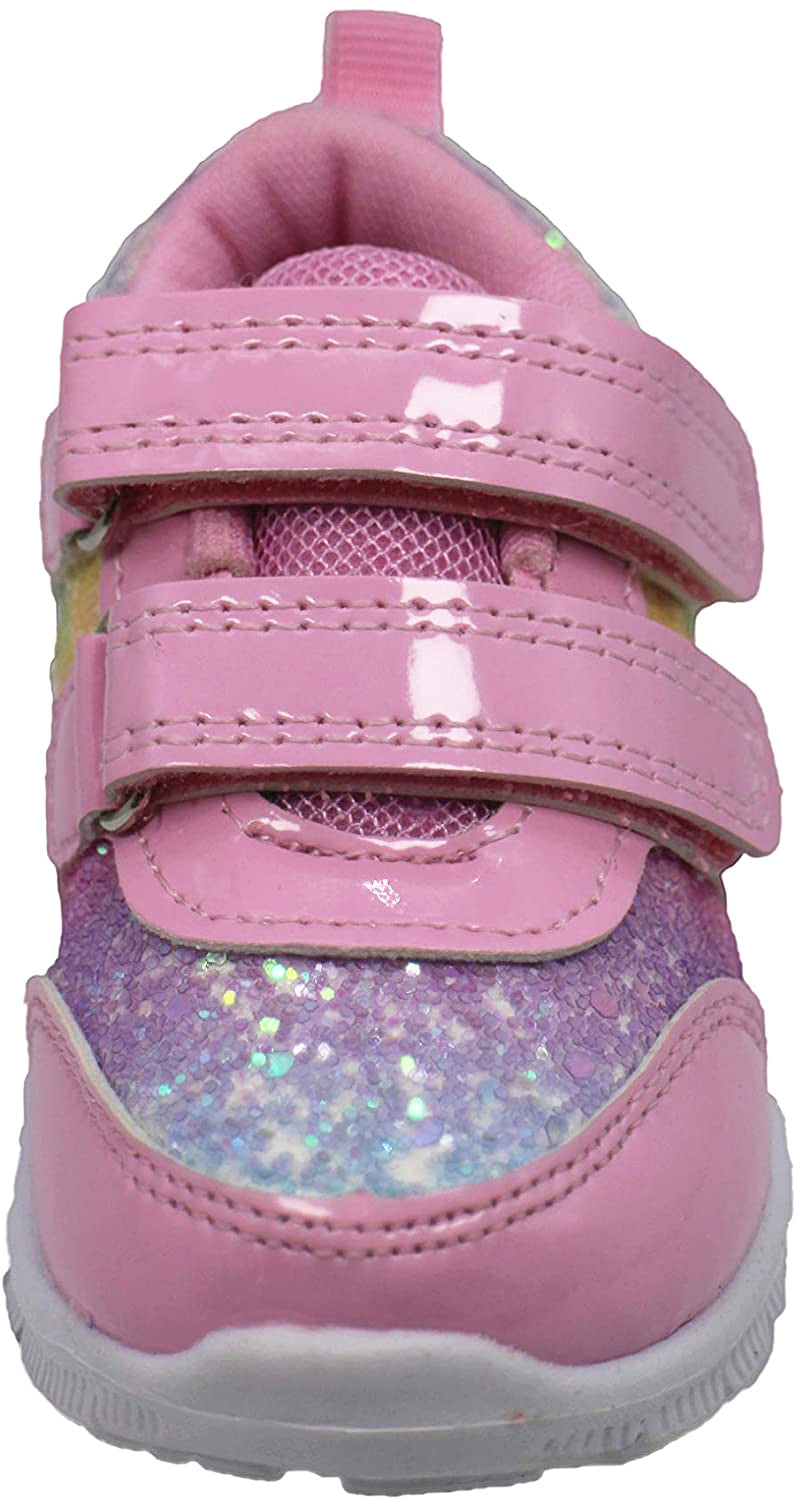 Gerber Girls Shoe Size 7-10 Velcro Rainbow Sneaker