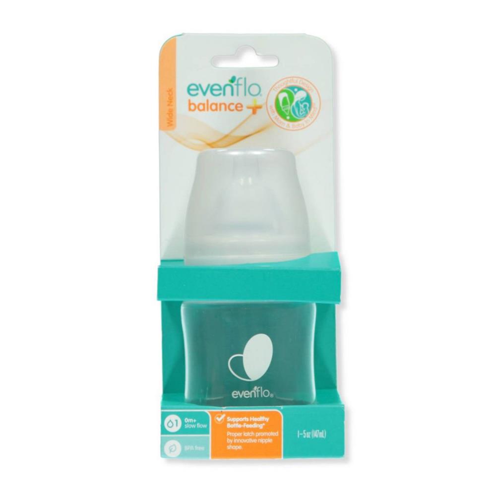 Evenflo Balance Plus Wide Neck Bottle - White, one Size