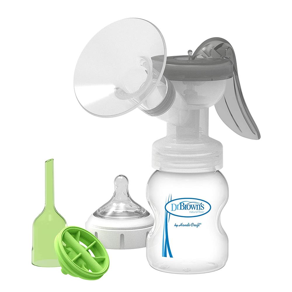 Dr. Browns Manual Breast Pump with SoftShape Silicone Shield