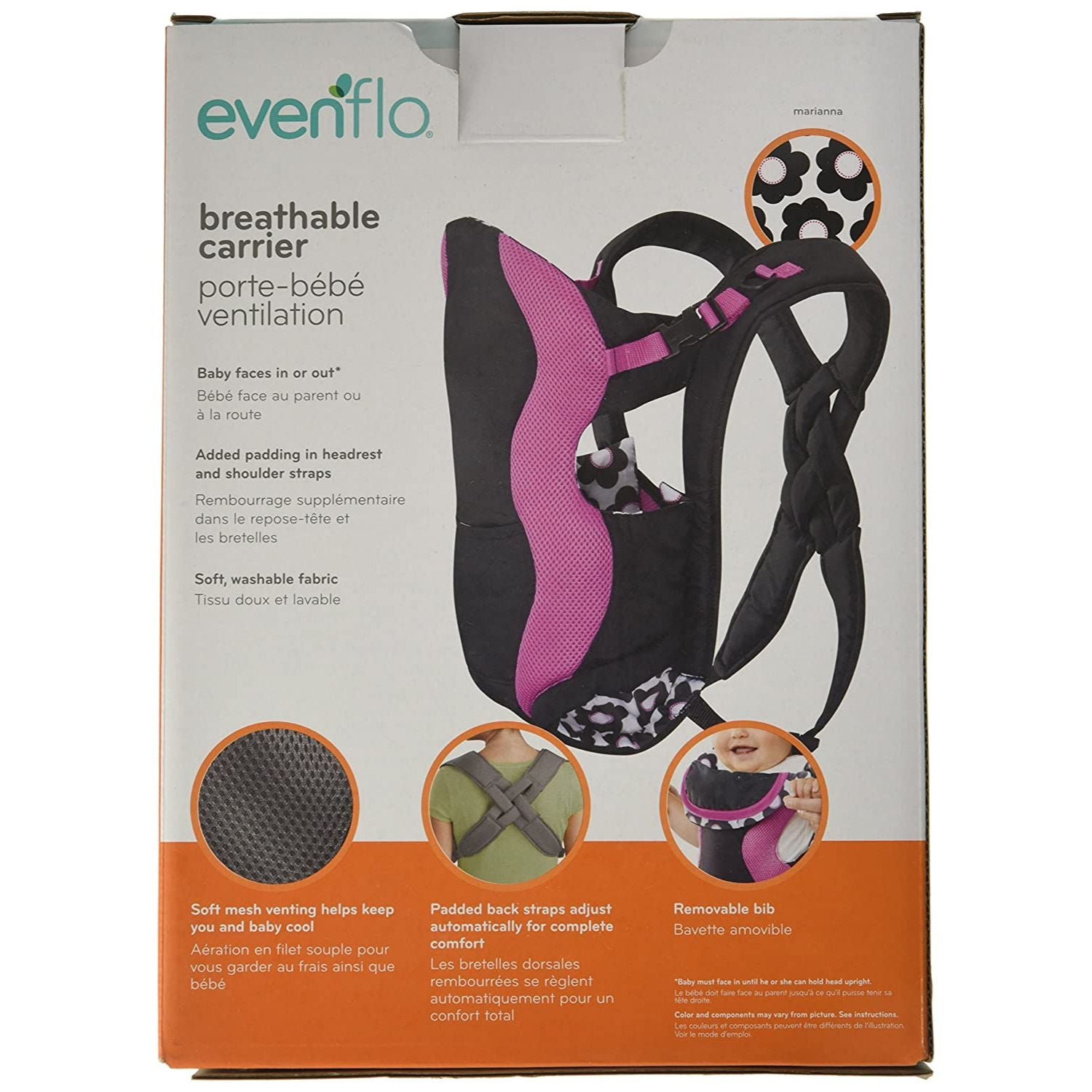 Evenflo Breathe Soft Carrier, Marianna