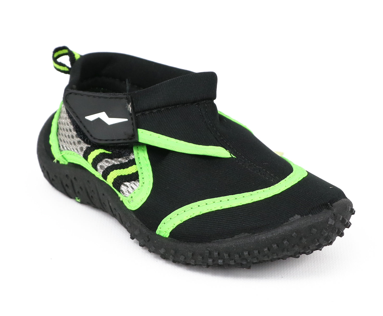 Norty Boys Velcro Slip On Aqua Sock Water Shoe, Sizes 11-4