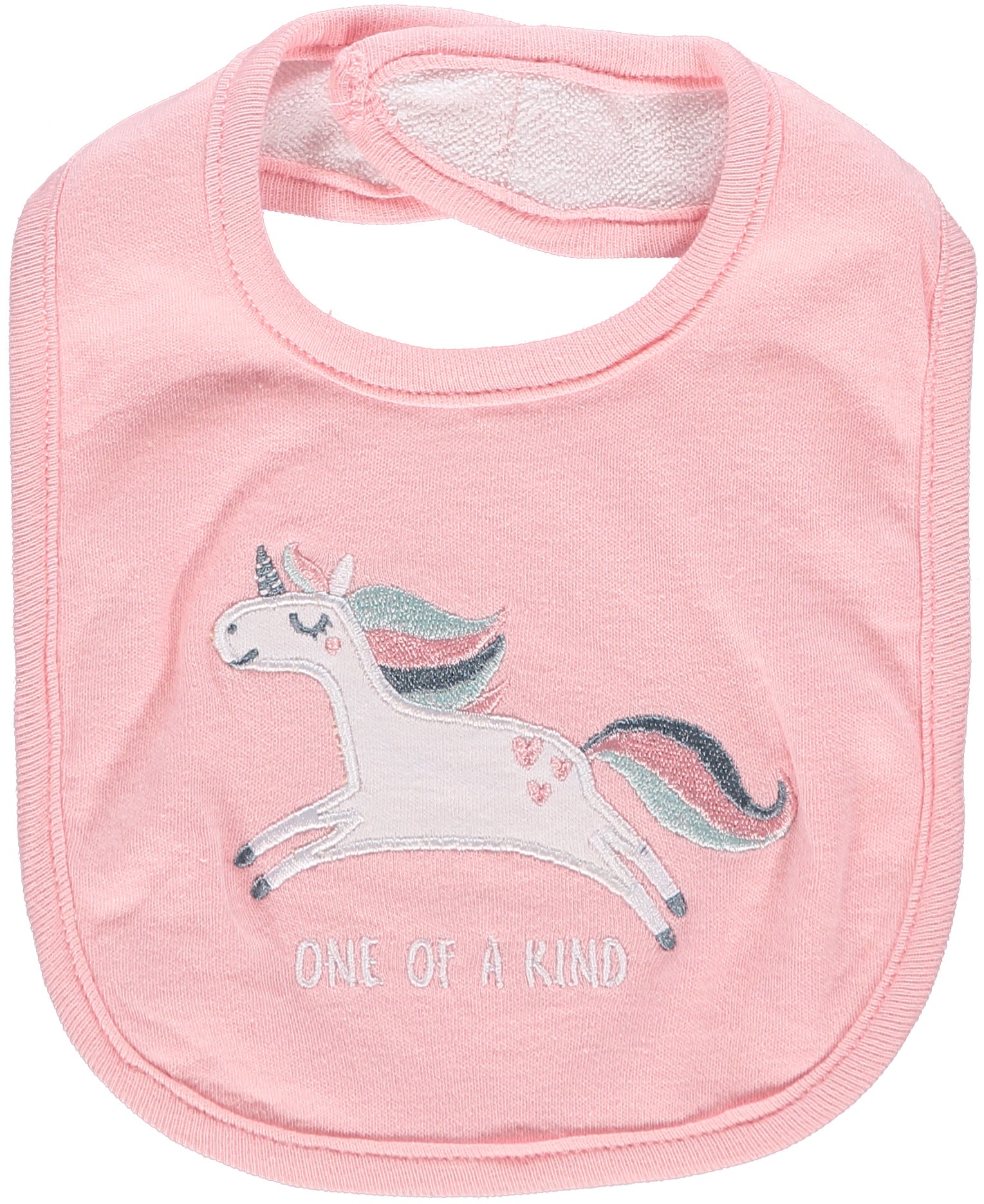 Bon Bebe Girls 0-9 Months Unicorn Bodysuit Pant Set with Bib