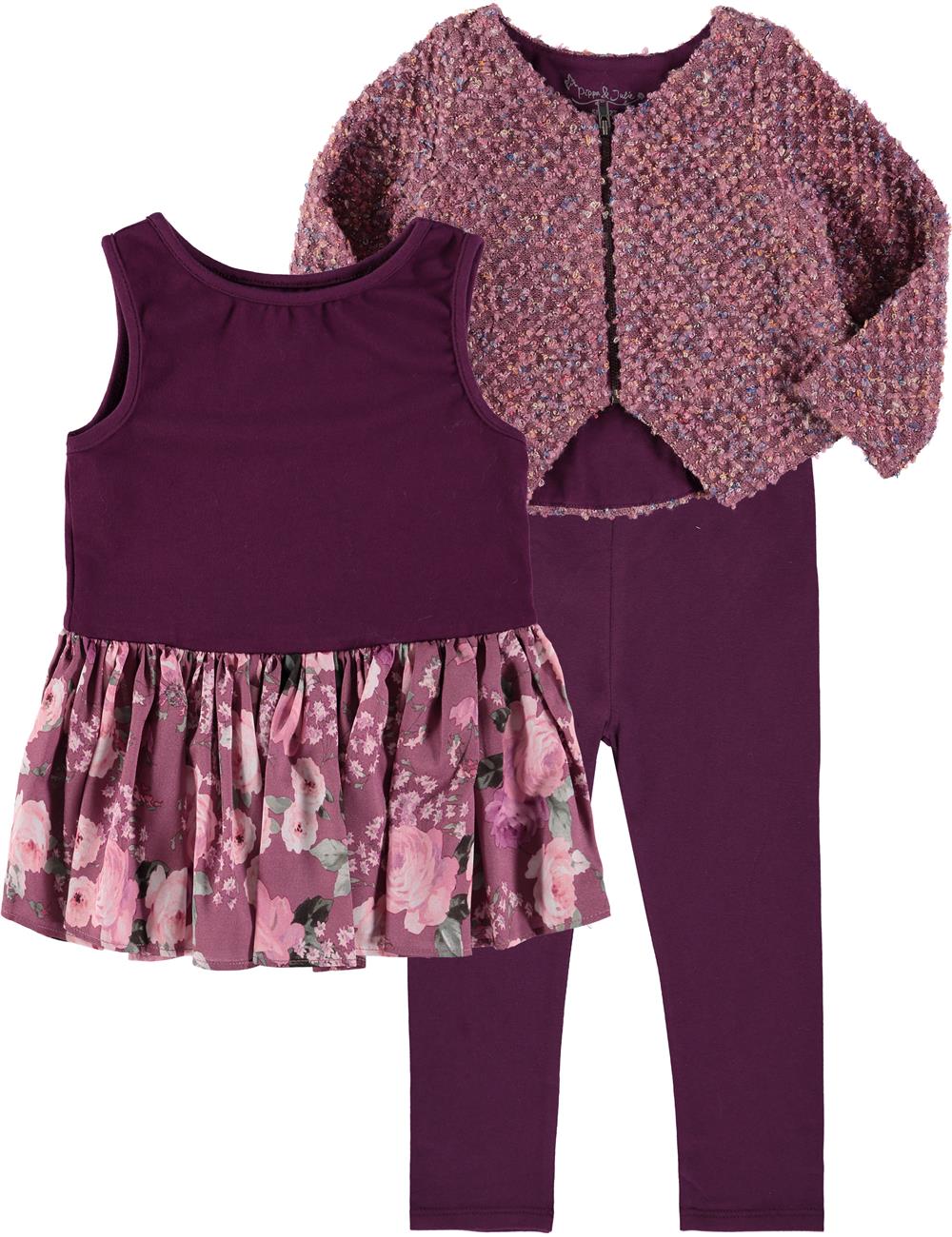 Marmellata Girls 2T-6X Sweater Legging Set