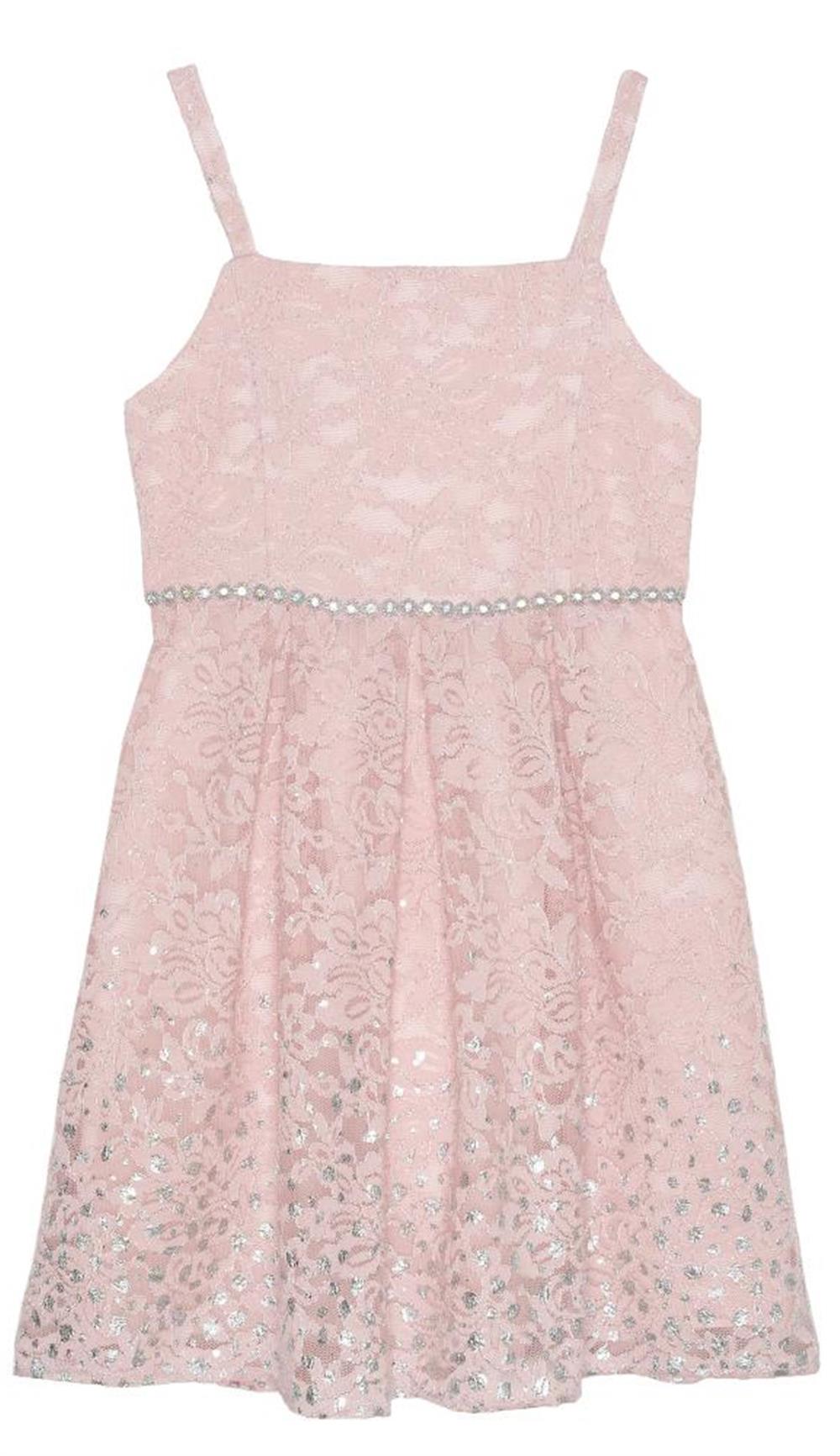 Pastourelle By Pippa & Julie Girls 4-6X Sleeveless Lace Dress