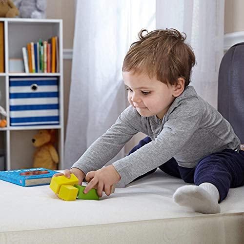 Sealy Breathable Knit Waterproof Standard Crib & Toddler Mattress, Cotton Comfort